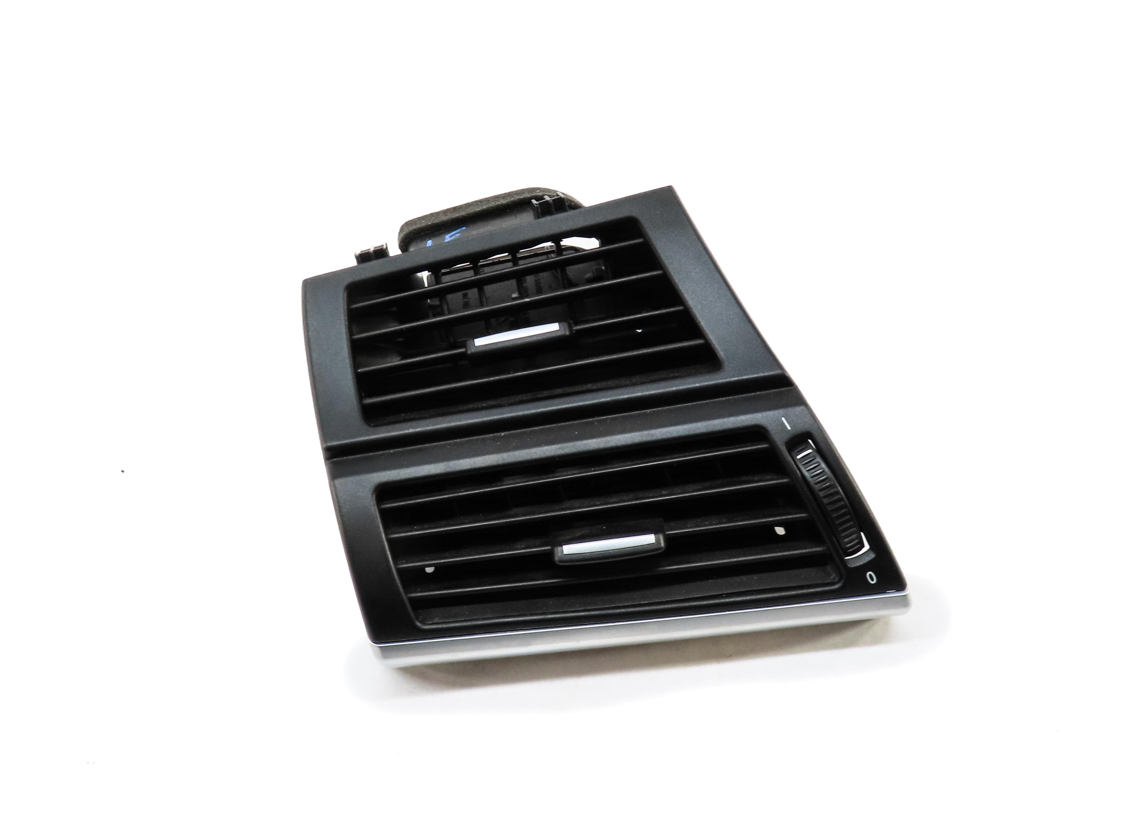 2012 BMW X5 (E70) FRONT LEFT DRIVER DASH HVAC A/C HEATER AIR VENT (BLACK) — exact item pictured