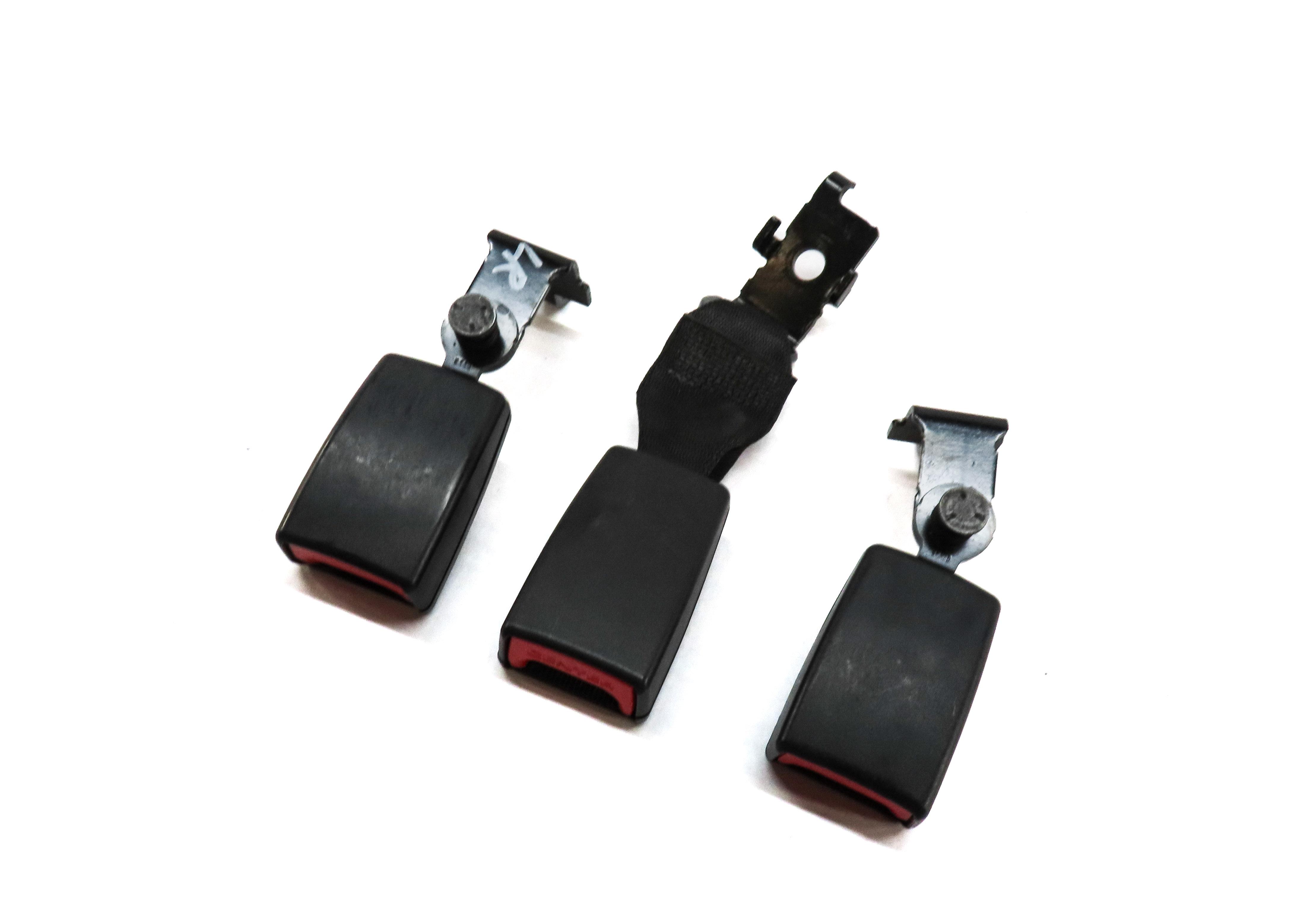 2012 BMW X5 E70 REAR LEFT RIGHT CENTER 2ND ROW SEATBELT BUCKLE RECEIVER SET 3 — exact item pictured