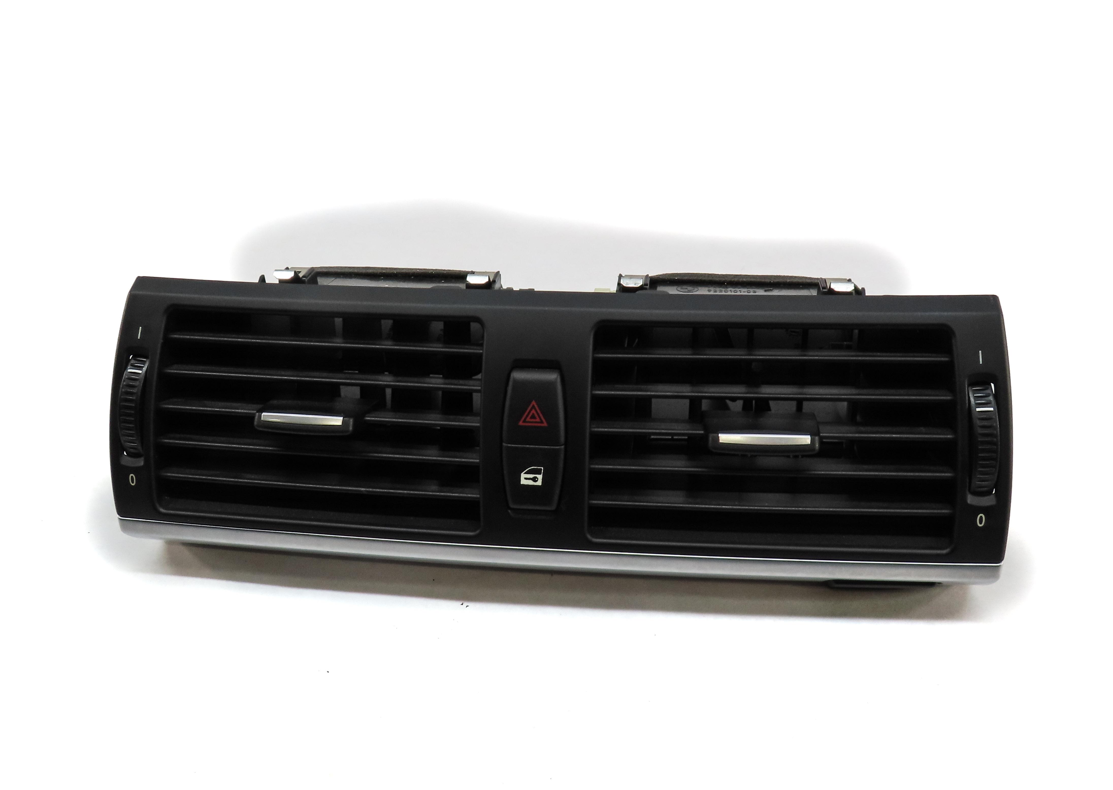 2012 BMW X5 (E70) FRONT CENTER DASH DASHBOARD HVAC A/C HEATER AIR VENT (BLACK) — exact item pictured