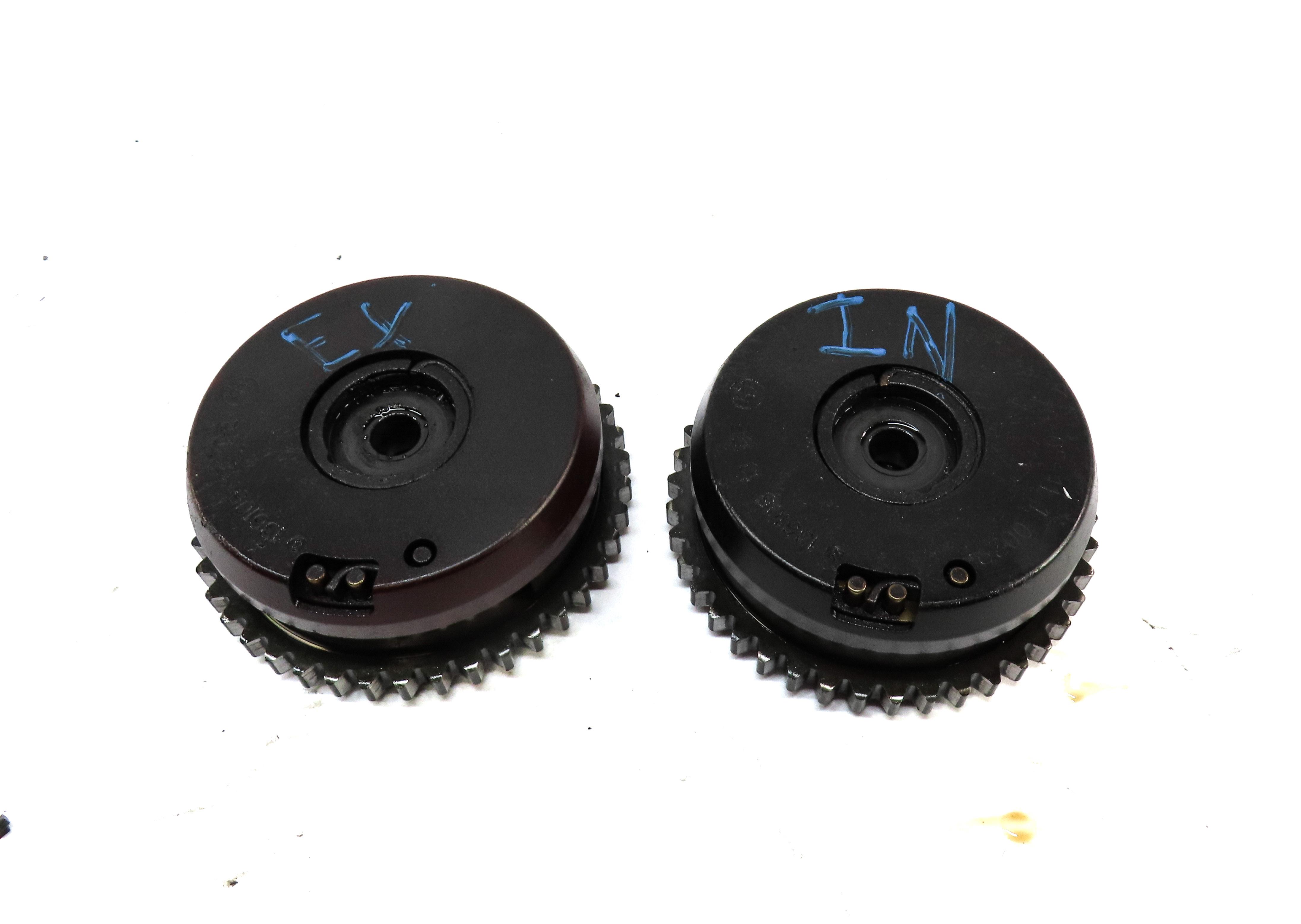 2012 BMW X5 E70 4.4L N63 RIGHT CYLINDER HEAD INTAKE & EXHAUST TIMING GEAR SET 2 — exact item pictured