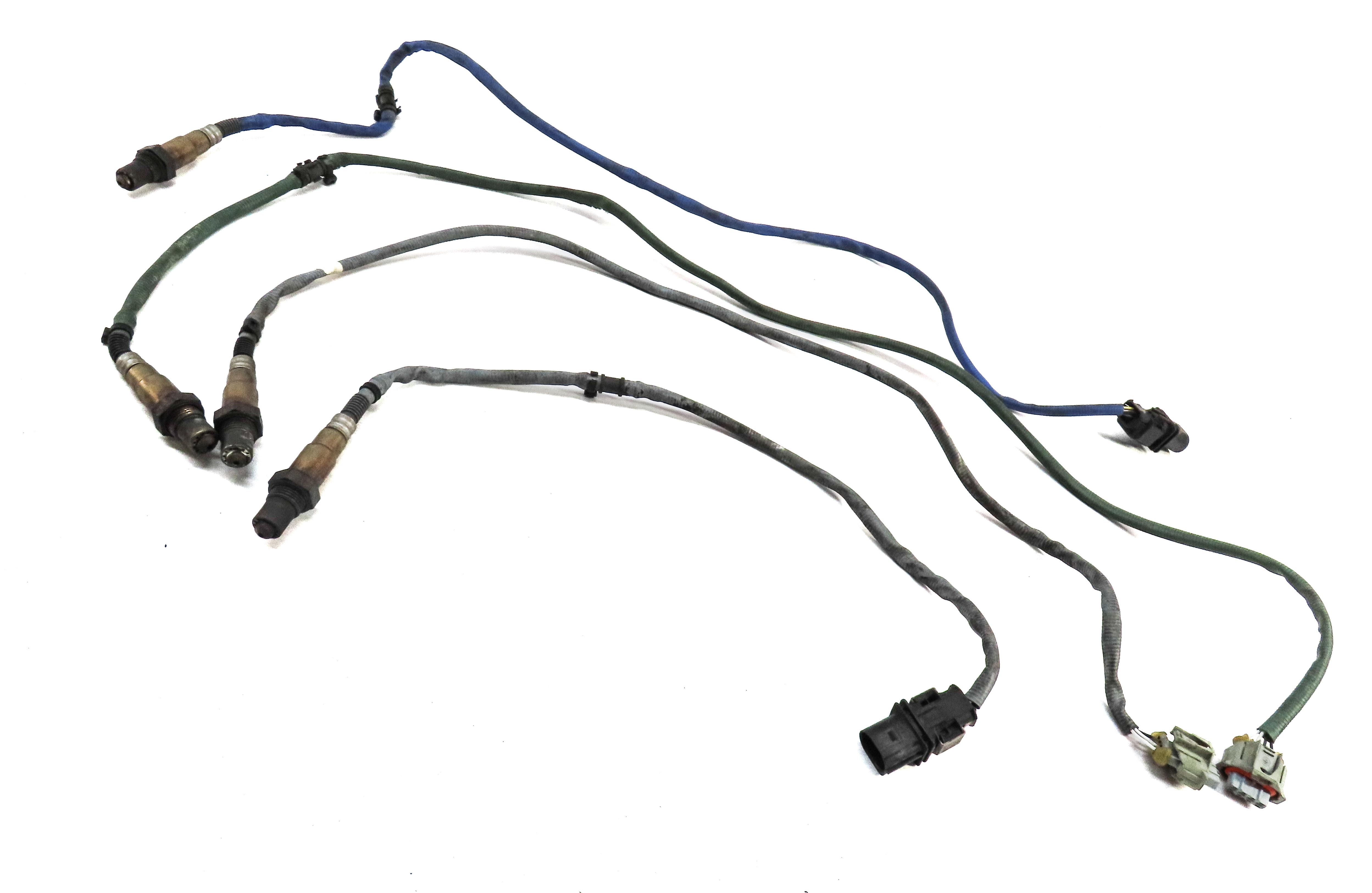 2010 PORSCHE PANAMERA (970) TURBO PRE POST CAT O2 OXYGEN LAMBDA PROBE SENSOR SET — exact item pictured