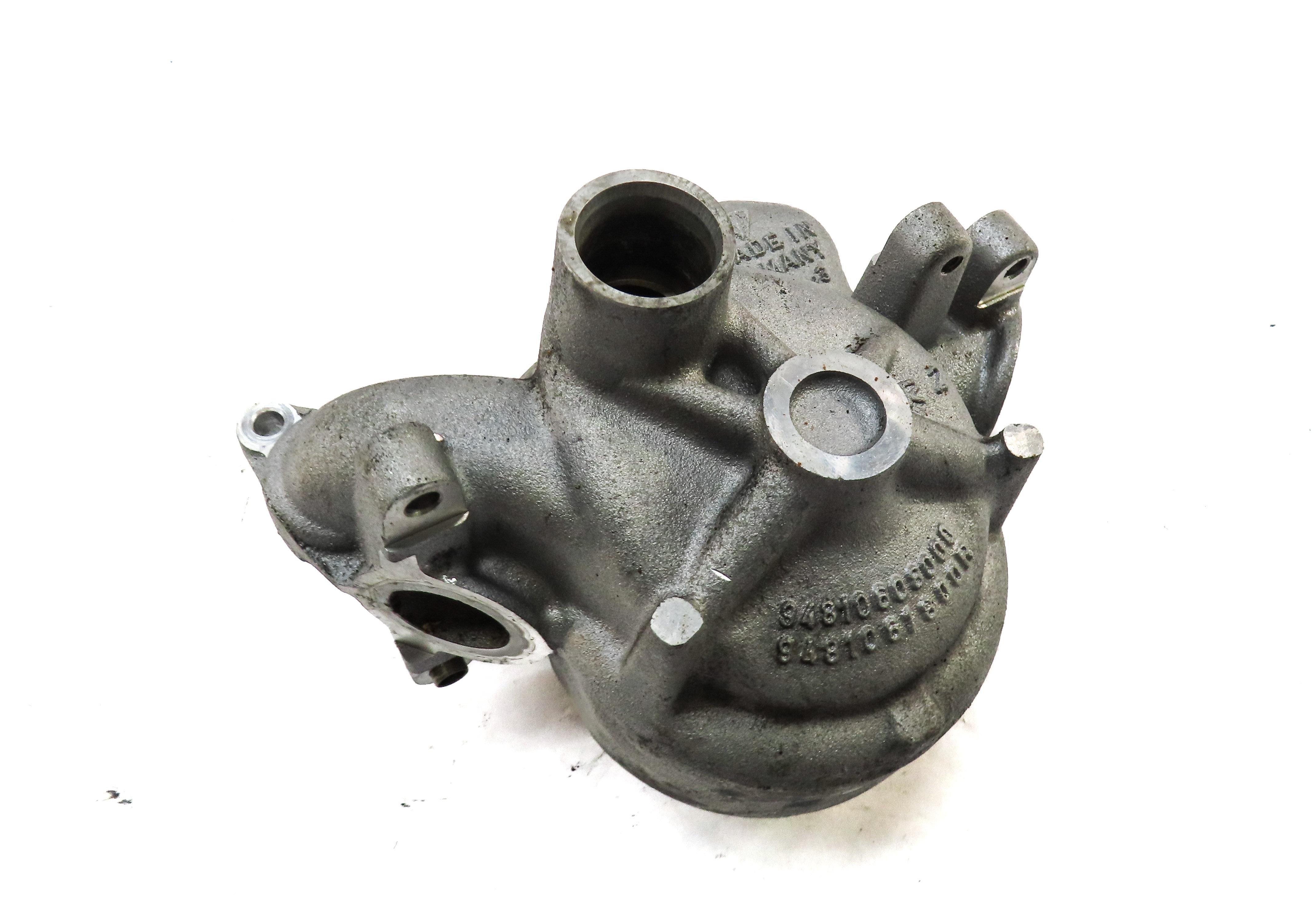 2010 PORSCHE PANAMERA (970 G1) 4.8L M48 TURBO ENGINE THERMOSTAT HOUSING — exact item pictured