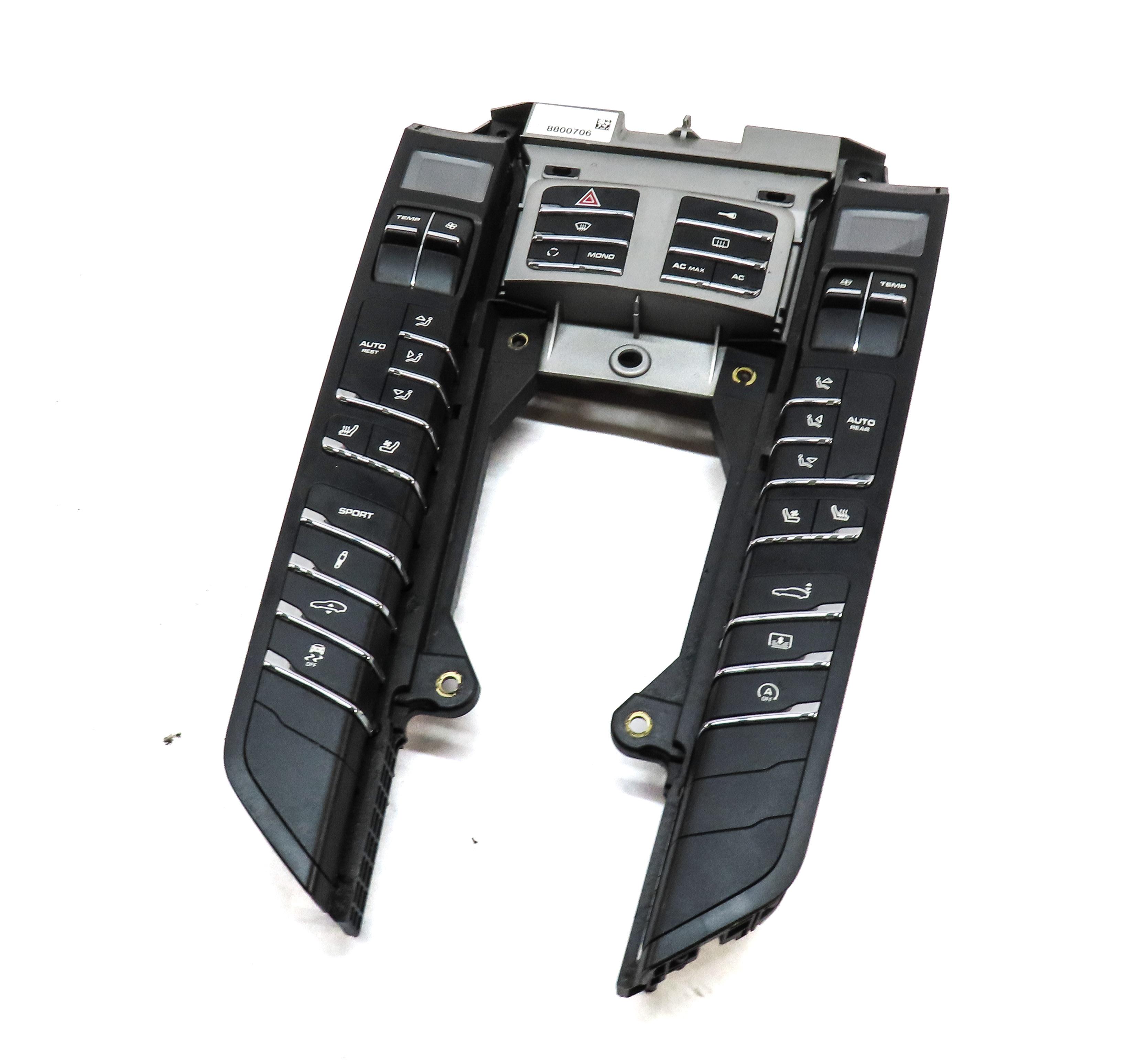 2010-2013 PORSCHE PANAMERA (970 G1) FRONT HEATER AC TEMPERATURE CONTROL (4-ZONE) — exact item pictured