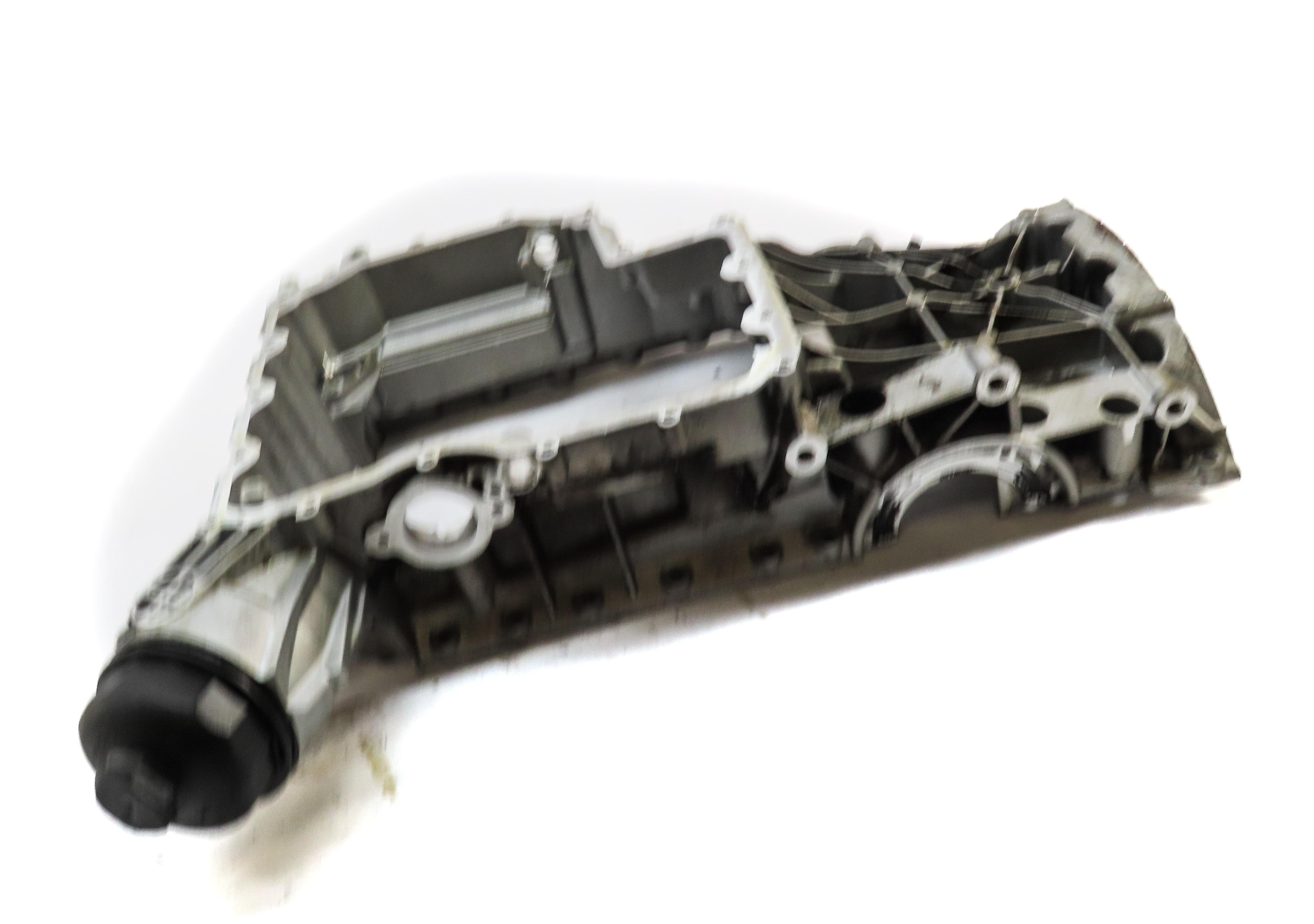 2010-2016 PORSCHE PANAMERA (970 G1) AWD - 4.8L V8 ENGINE UPPER OIL PAN CRADLE — exact item pictured