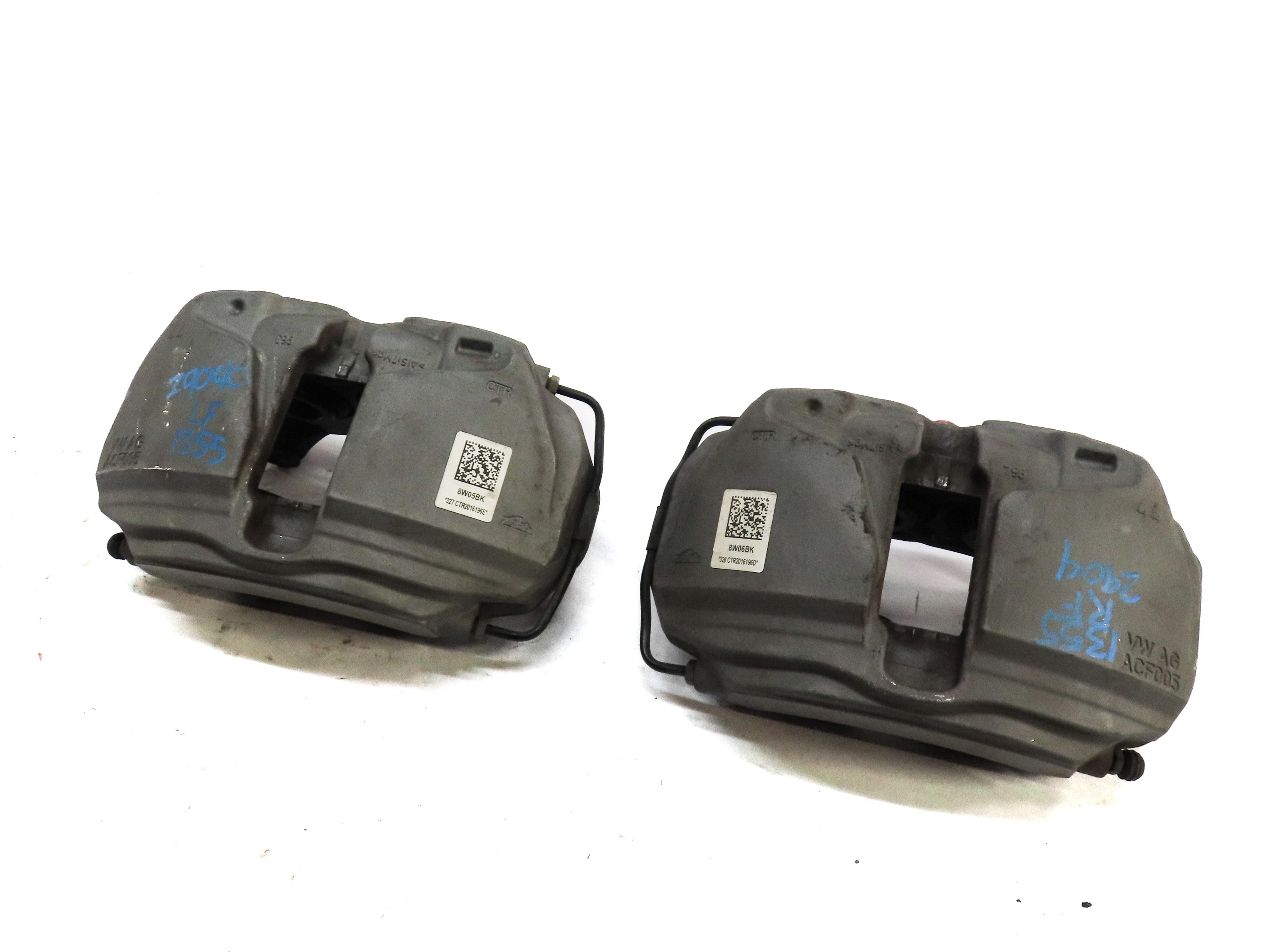 2017-2019 AUDI A4 A5 (B9 8W 8W6) FRONT LEFT & RIGHT BRAKE CALIPER SET-2 — exact item pictured