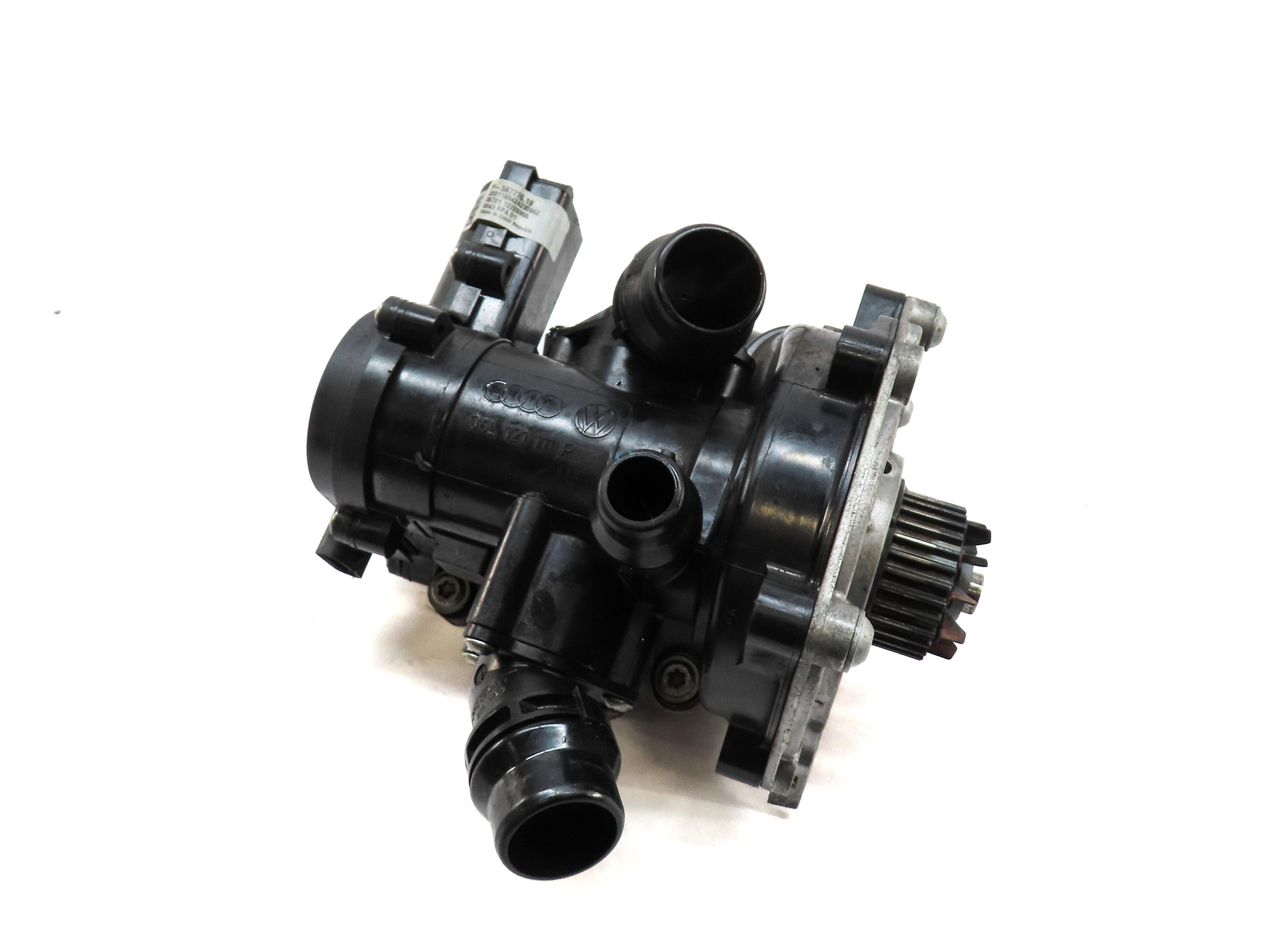 16-23 AUDI A3 A4 A5 A6 Q5 Q7 S3 TT 2.0L TURBO WATER PUMP w/ THERMOSTAT HOUSING — exact item pictured