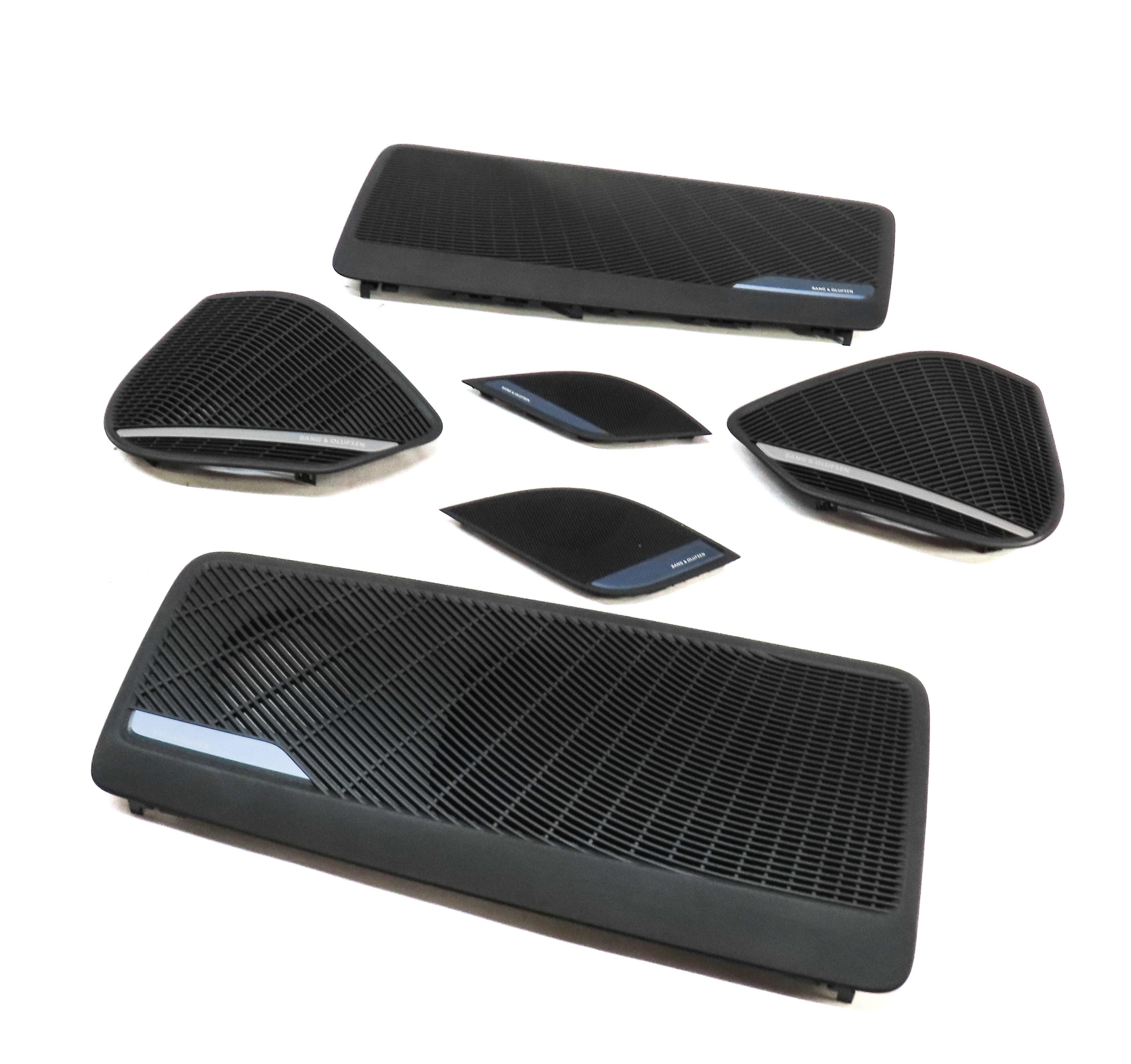 2017 AUDI A4 B9 8W FRONT REAR LEFT RIGHT BANG & OLUFSEN SPEAKER COVER GRILLE SET — exact item pictured