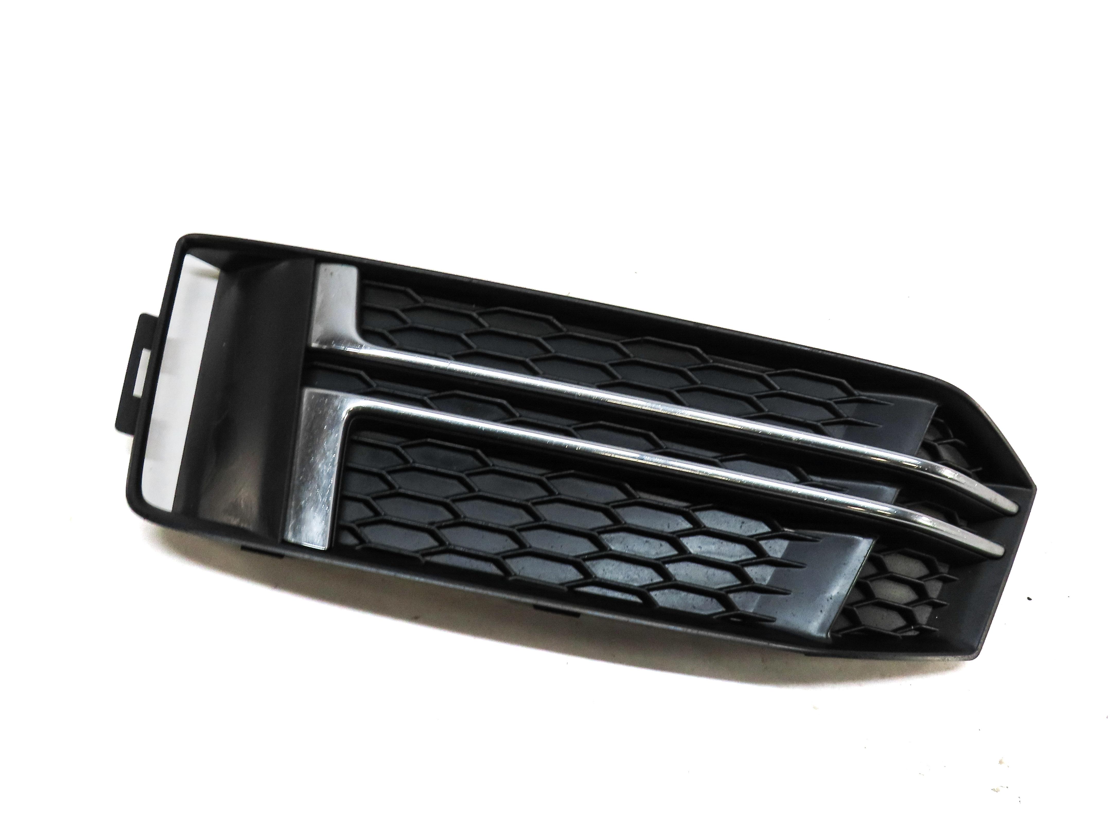 2017-2018 AUDI A4 (B9 8W) LEFT FRONT DRIVER BUMPER GRILLE TRIM (S-LINE) — exact item pictured