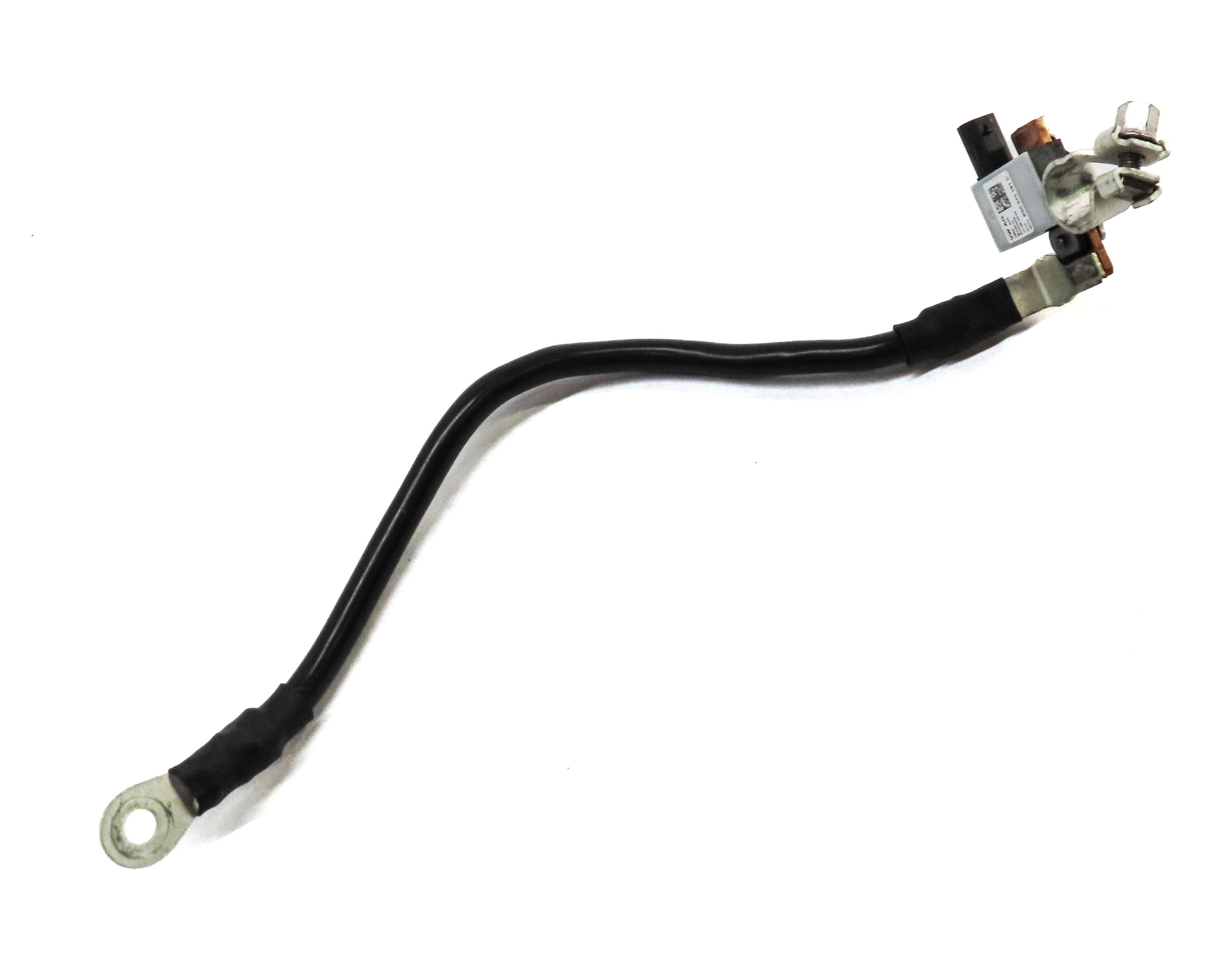 2017 AUDI A4 (B9 8W) NEGATIVE BATTERY CABLE w/ MONITOR MODULE — exact item pictured