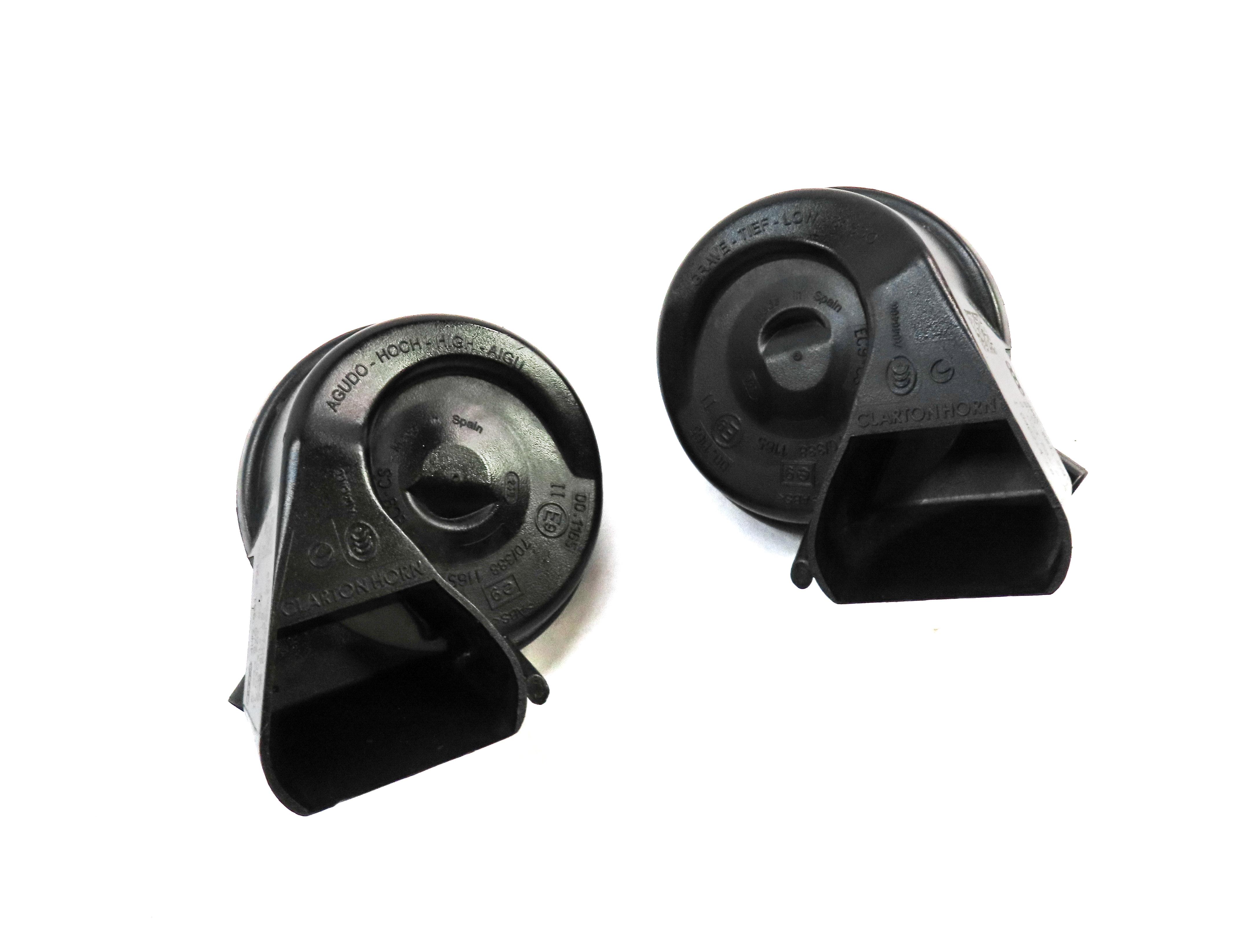2012-2020 AUDI A6 S6 A7 S7 RS7 A8 S8 (C7 D4) HIGH & LOW TONE SAFETY HORN SET-2 — exact item pictured