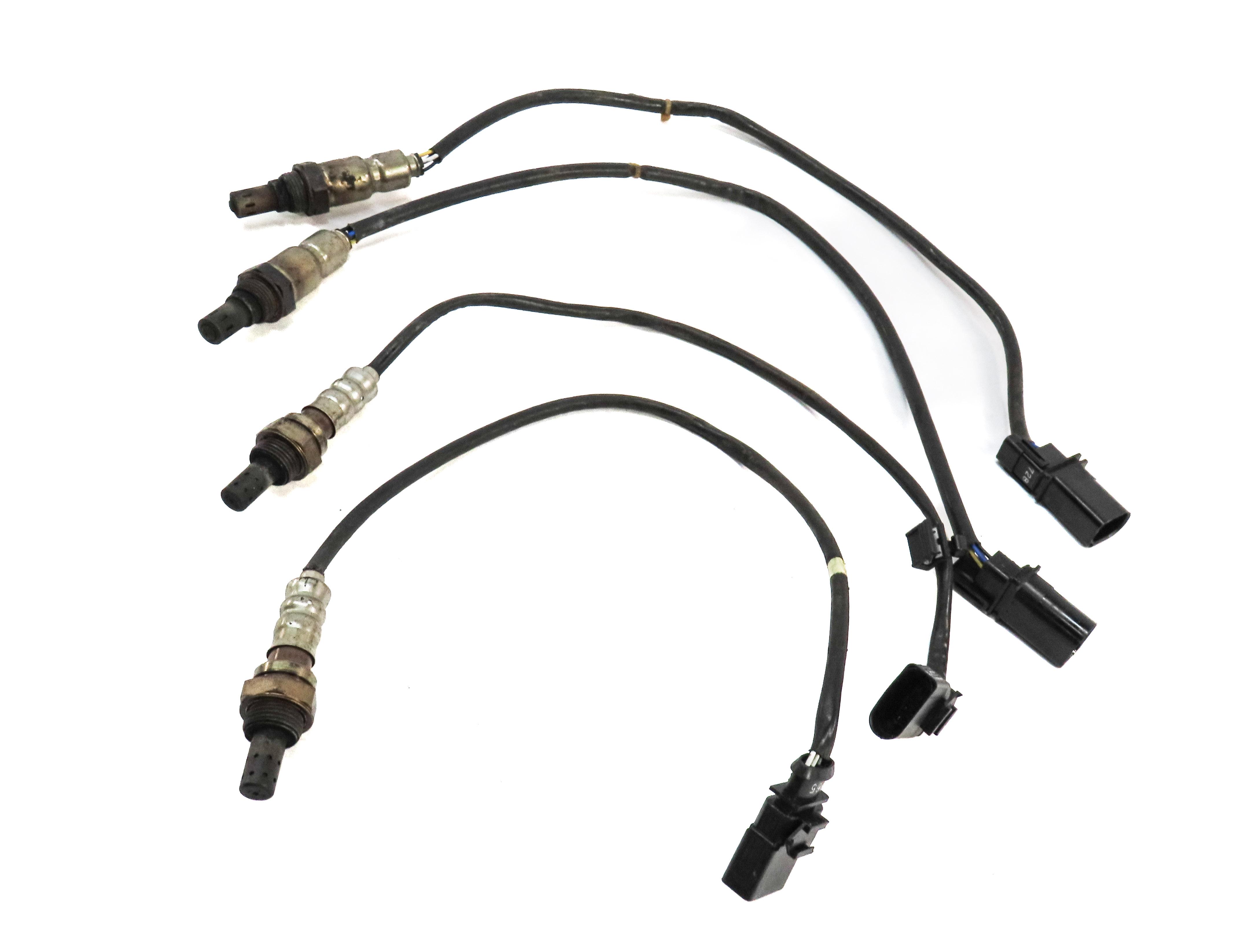 2014 AUDI A6 (C7) 3.0L SUPER CTUA ENGINE PRE POST CAT O2 OXYGEN SENSOR SET 4 — exact item pictured