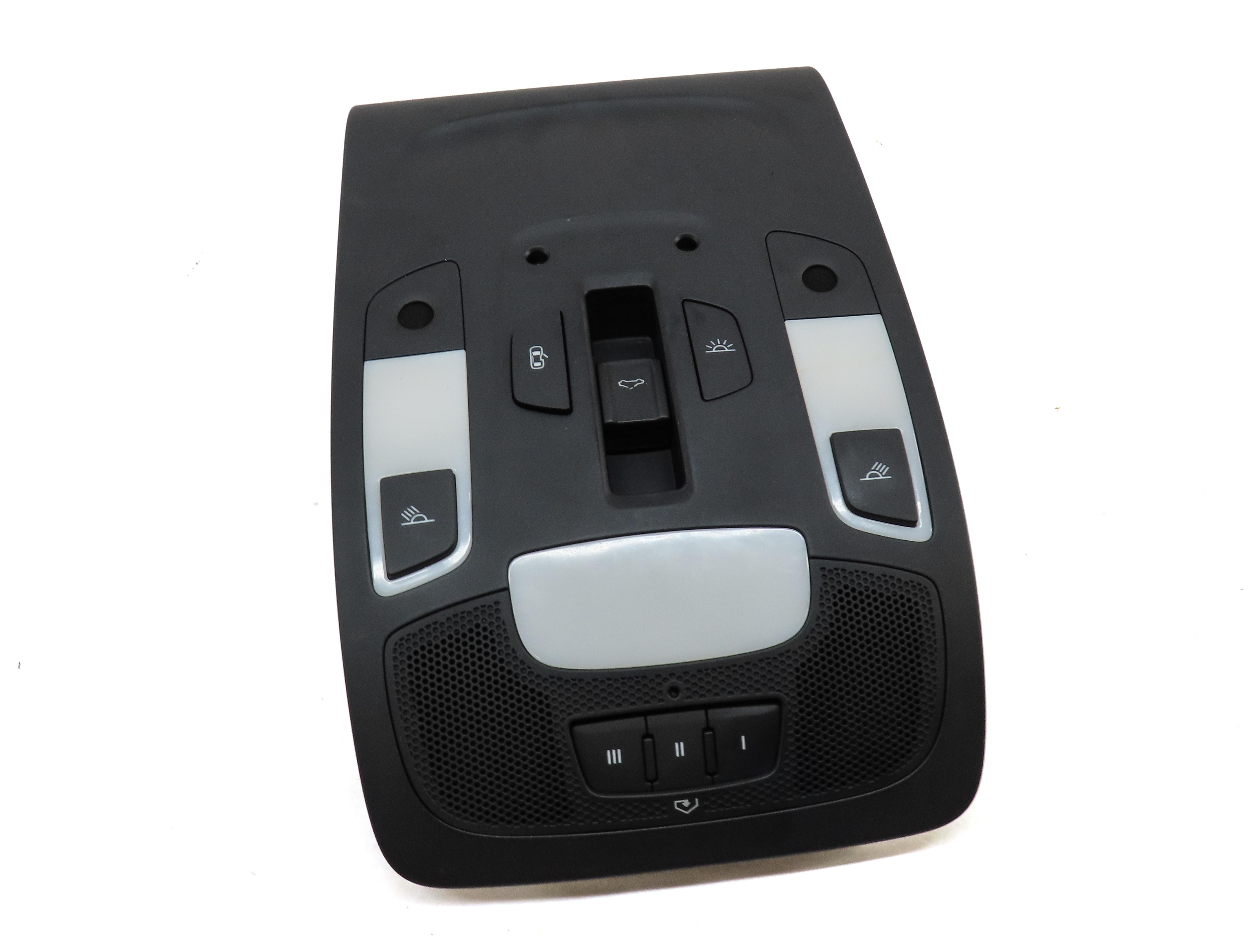 2014 AUDI A6 (C7) FRONT CENTER ROOF DOME LIGHT MAP READING LAMP (BLACK) — exact item pictured