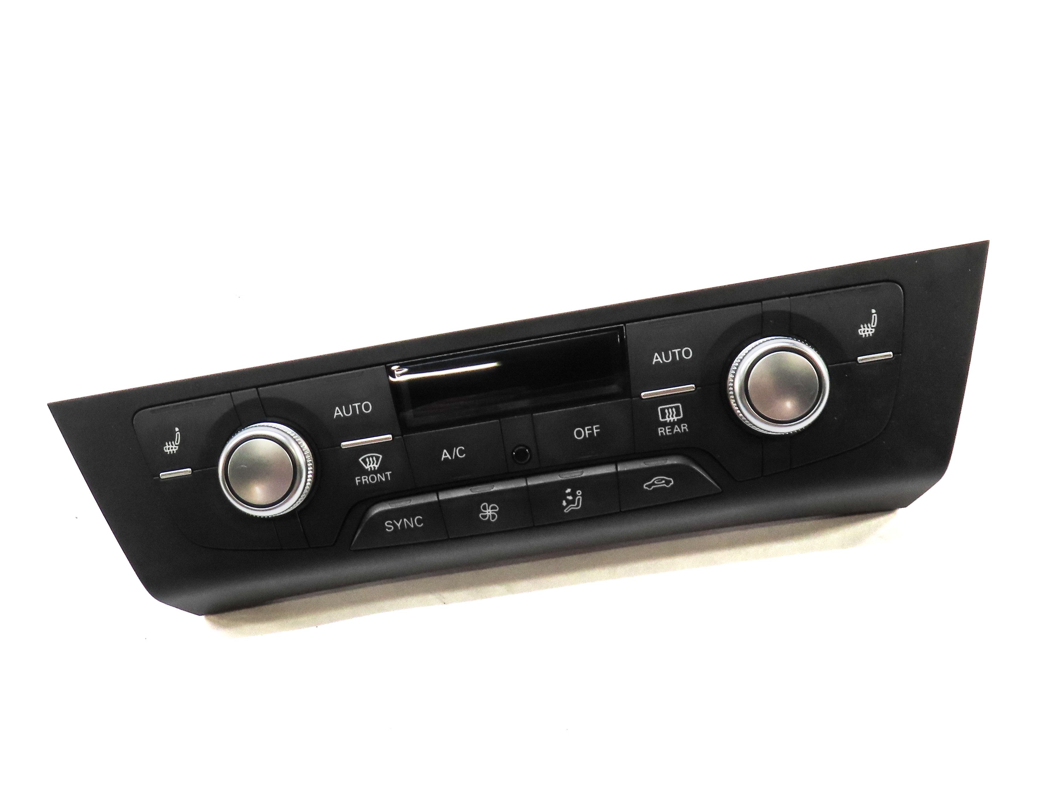 2014 AUDI A6 (C7) FRONT DASH HVAC A/C HEATER CLIMATE CONTROL PANEL (BLACK) — exact item pictured
