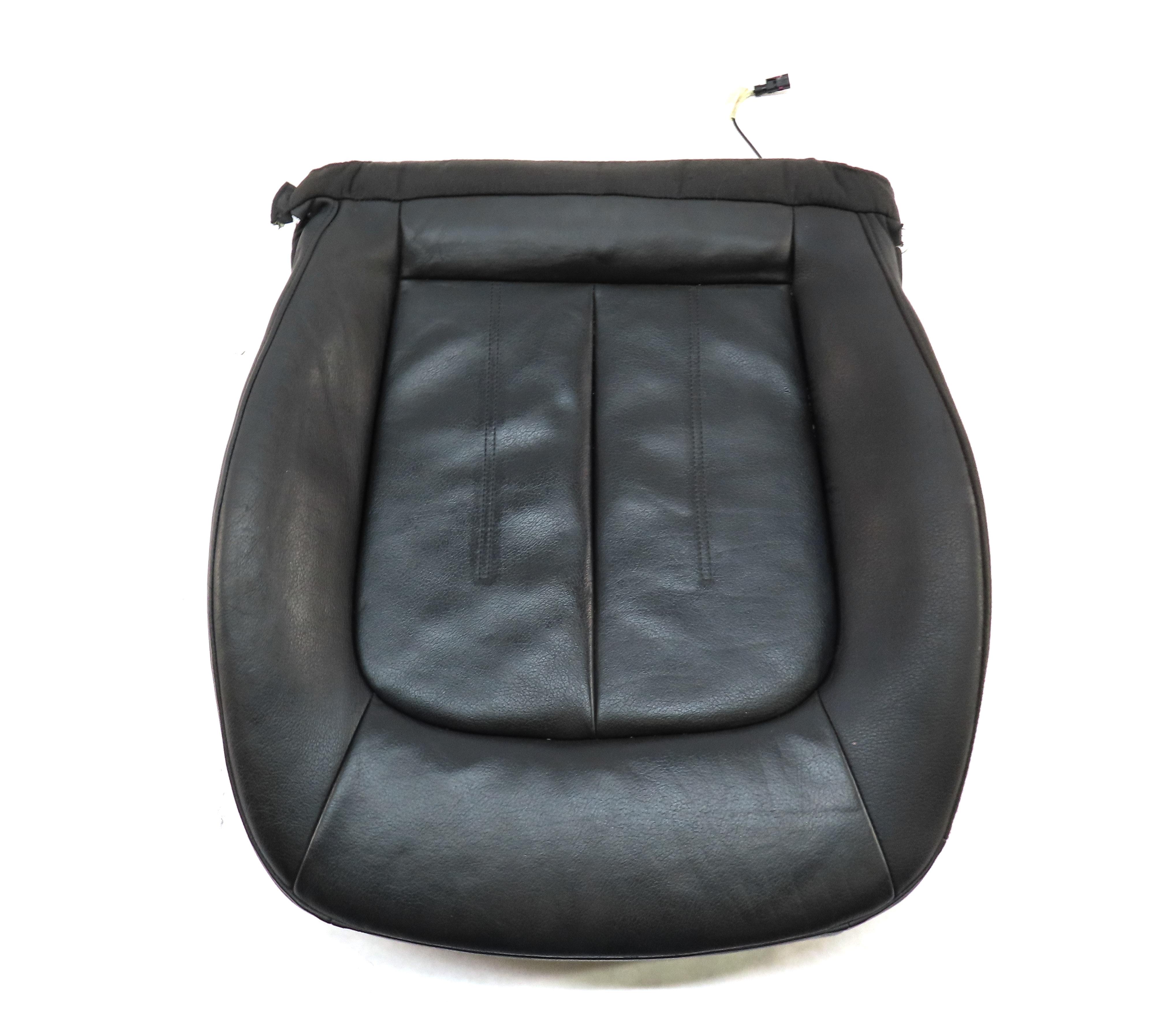 12-17 AUDI A6 S6 (C7) FRONT RIGHT LOWER HEATED STANDARD SEAT CUSHION (BLACK) — exact item pictured
