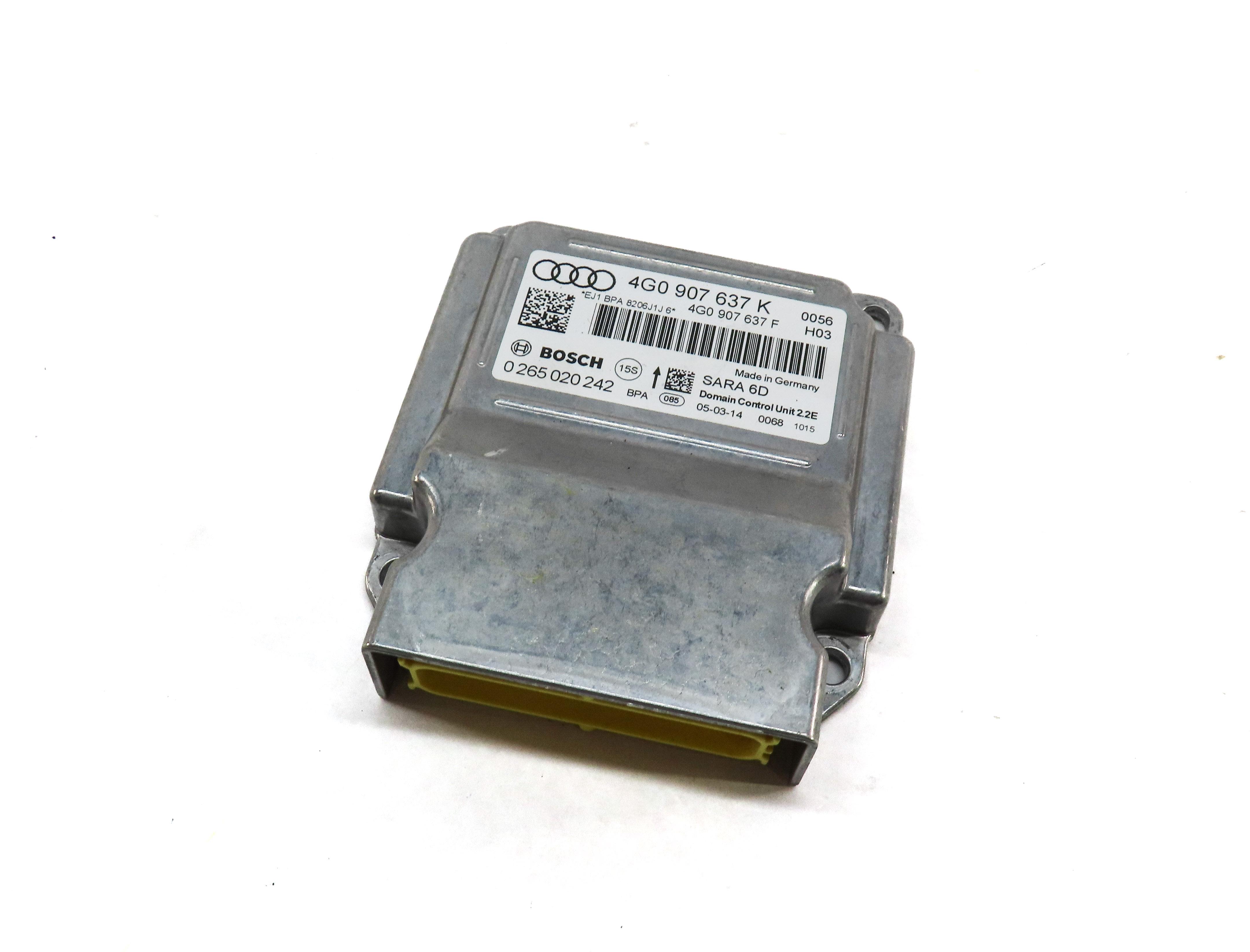 2012-2015 AUDI A6 A7 S6 S7 RS7 (C7 4G8) SRS BAG CONTROL MODULE — exact item pictured