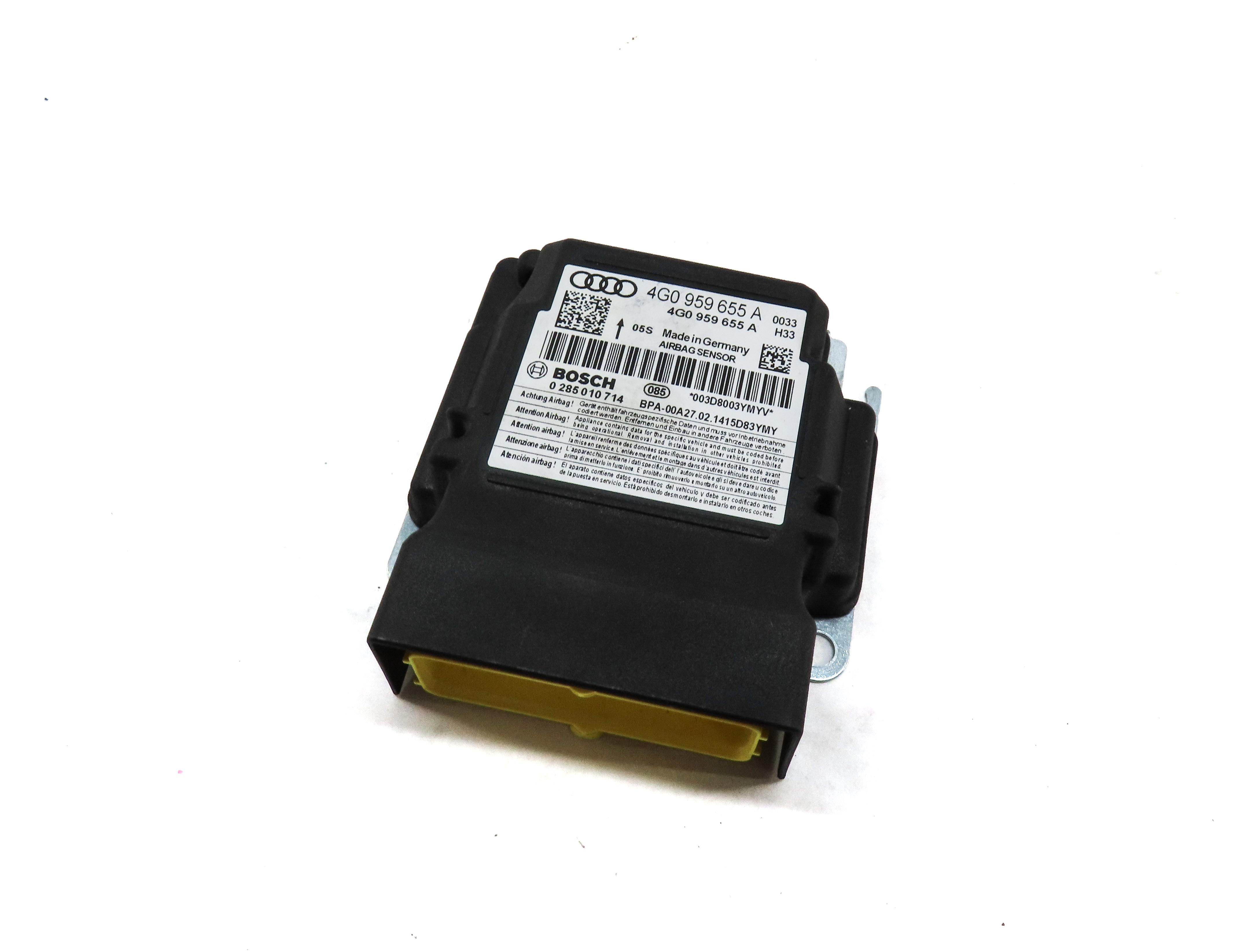 2014 AUDI A6 (C7) SRS BAG CONTROL MODULE 4G0959655A — exact item pictured