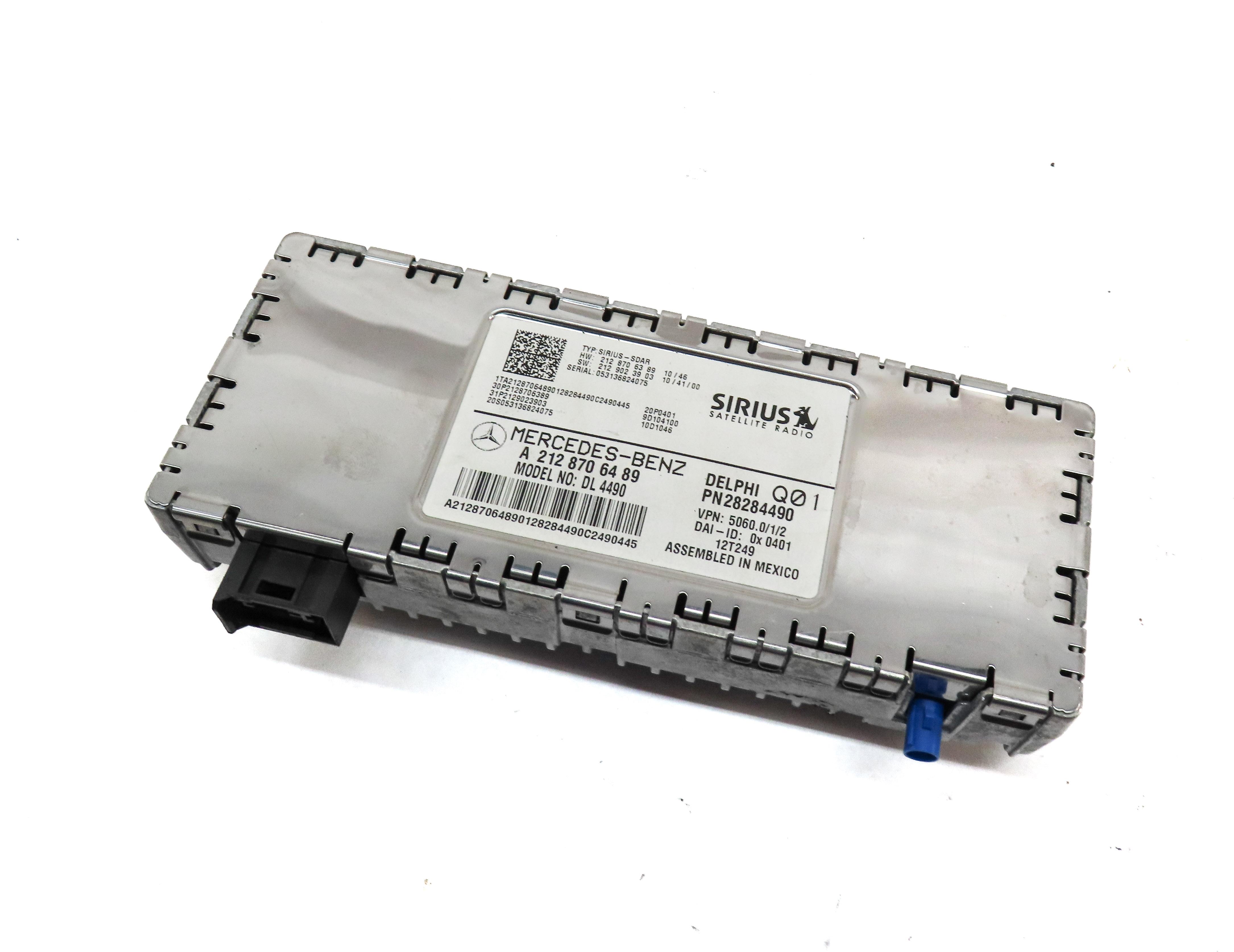 10-16 MERCEDES C250 C300 C350 E350 E550 GLK350 ML350 - SIRIUS SATELLITE RECEIVER — exact item pictured