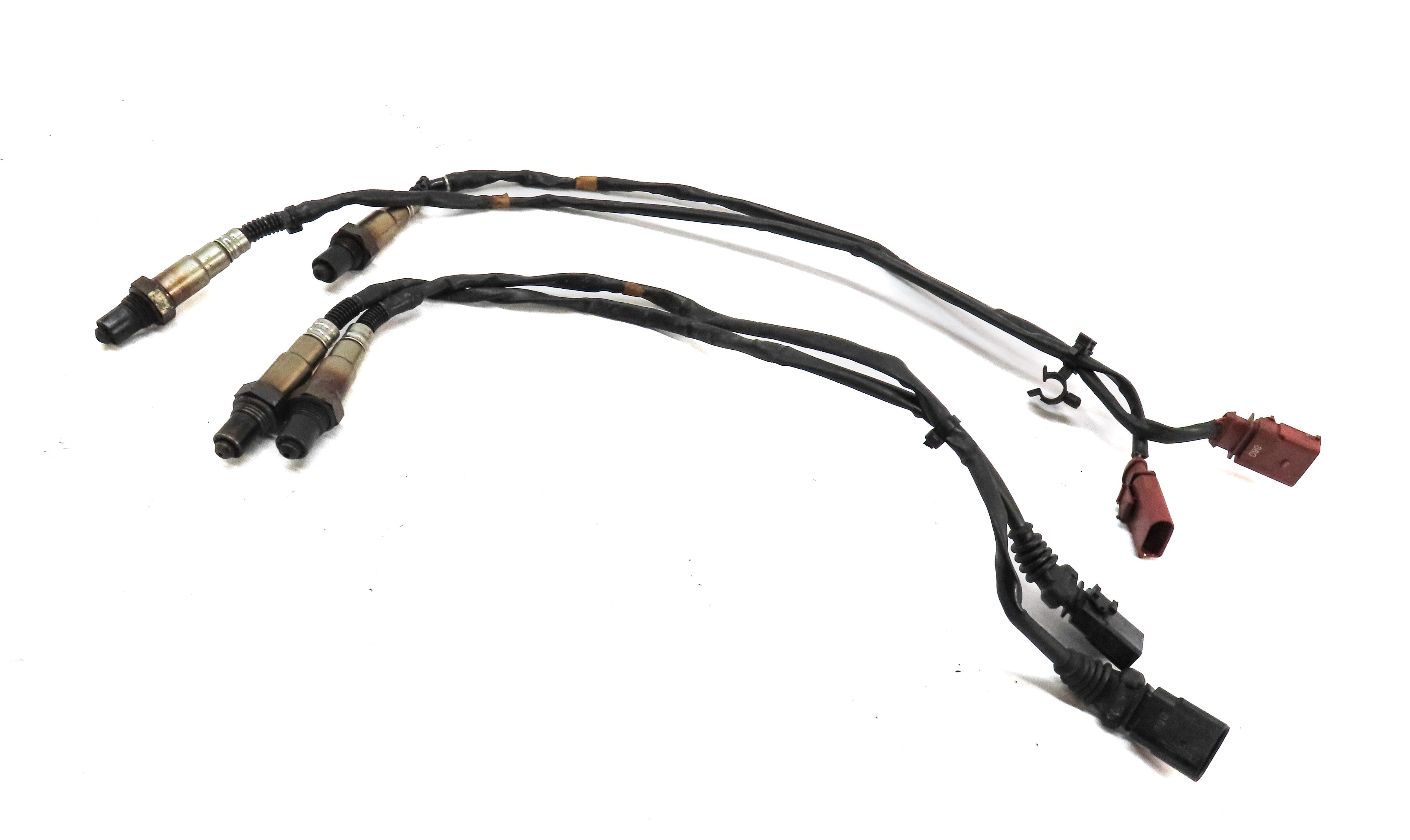 2013 AUDI S7 (C7) 4.0L CEUC ENGINE PRE & POST CAT O2 OXYGEN SENSOR SET 4 — exact item pictured
