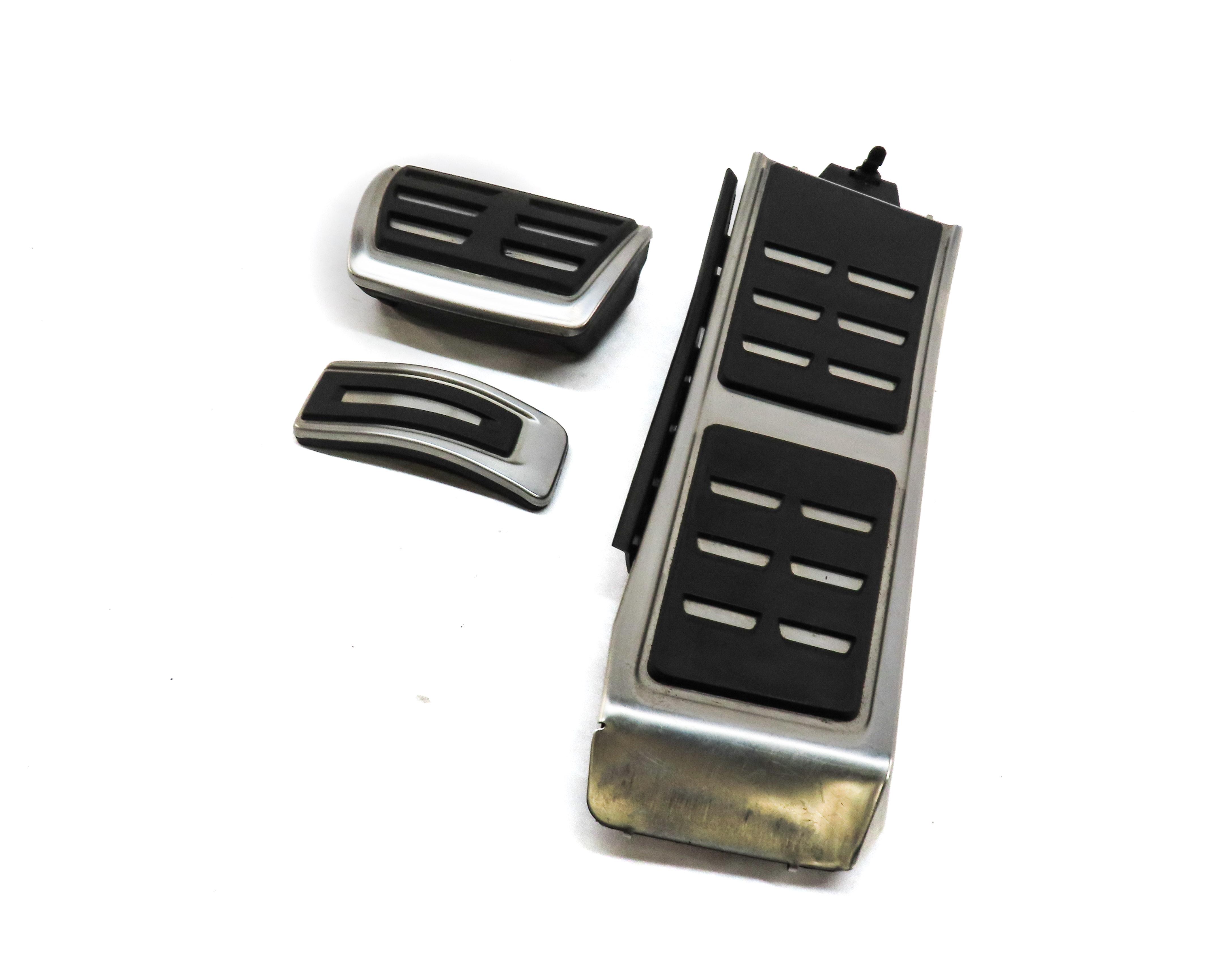 2013 AUDI S7 (C7) FRONT LEFT FOOT REST BRAKE GAS DEAD PEDAL TRIM COVER SET 3 — exact item pictured