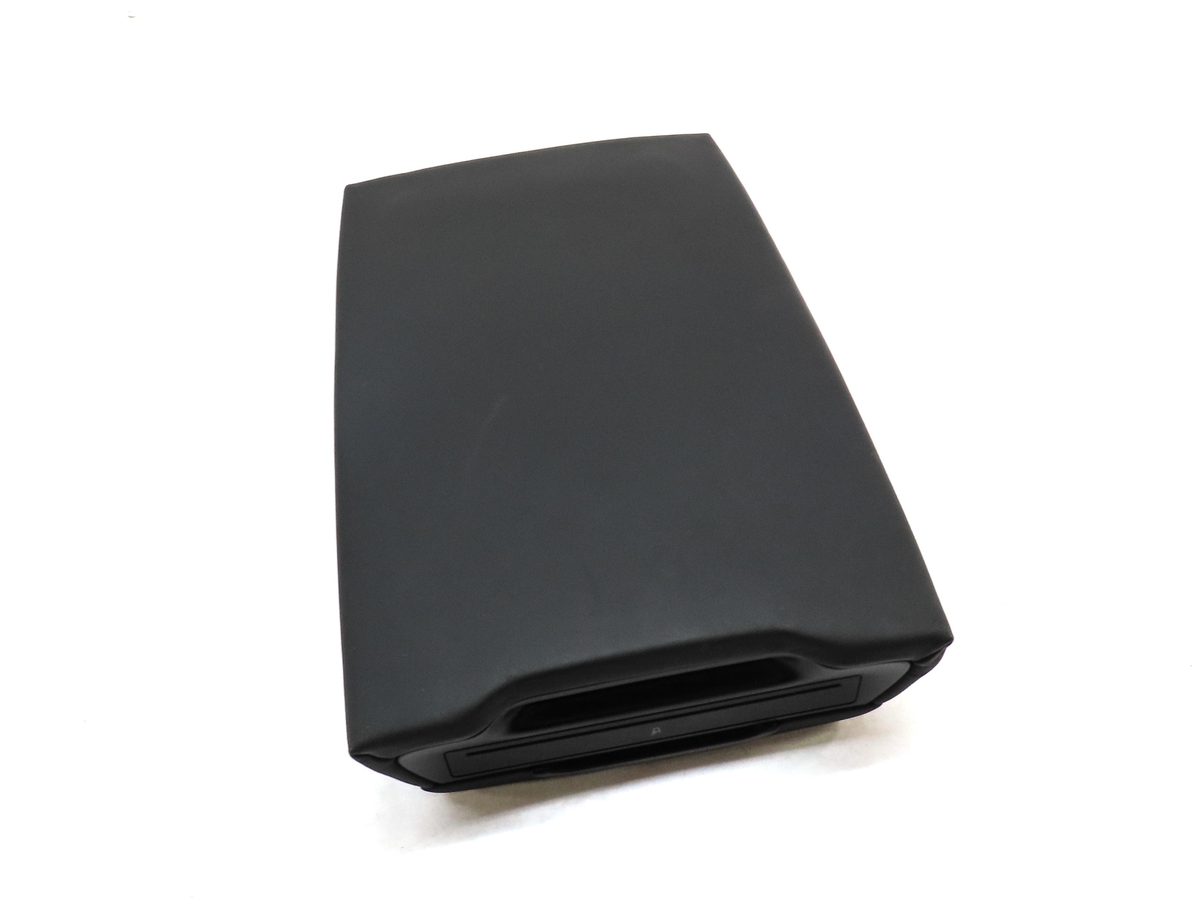 2013 AUDI S7 (C7) REAR SEAT CENTER CONSOLE ARMREST ARM REST w/ CUPHOLDER (BLACK) — exact item pictured