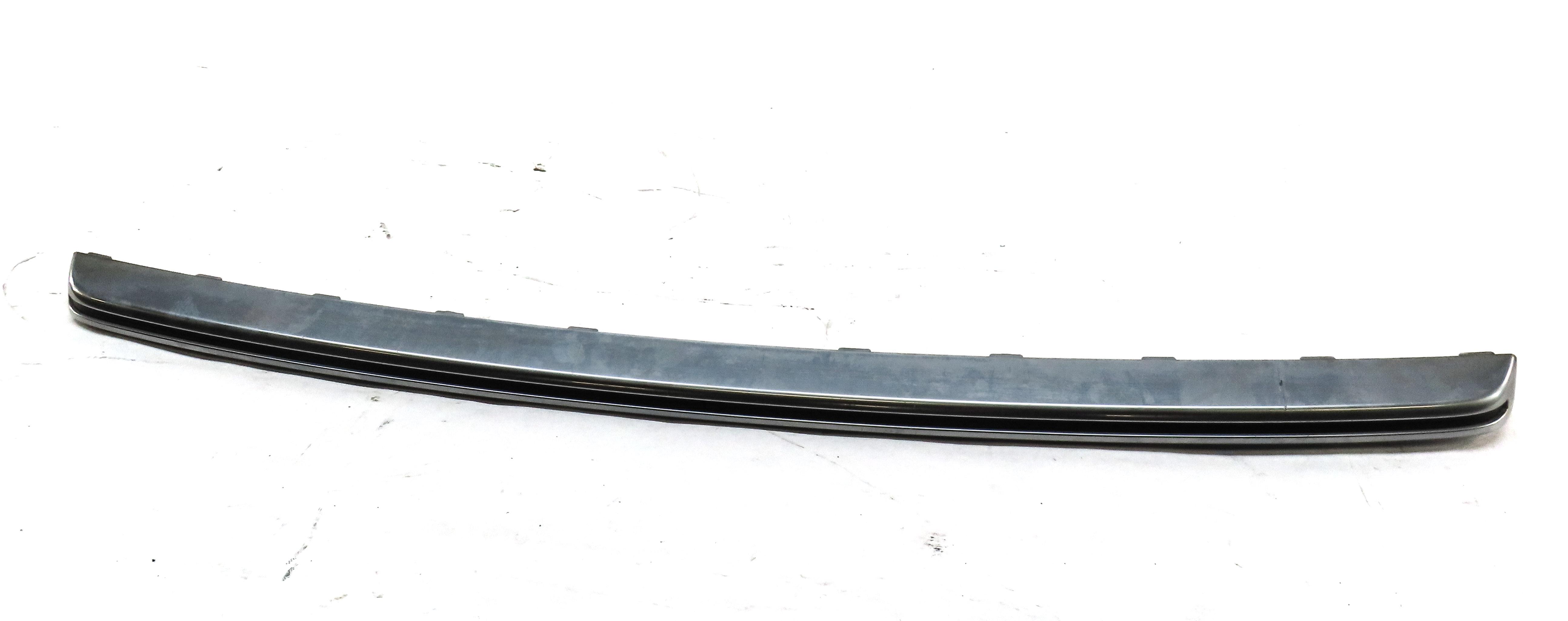 2013 AUDI S7 (C7) REAR BUMPER LOWER DIFFUSER CHROME MOULDING TRIM 4G0807791 — exact item pictured