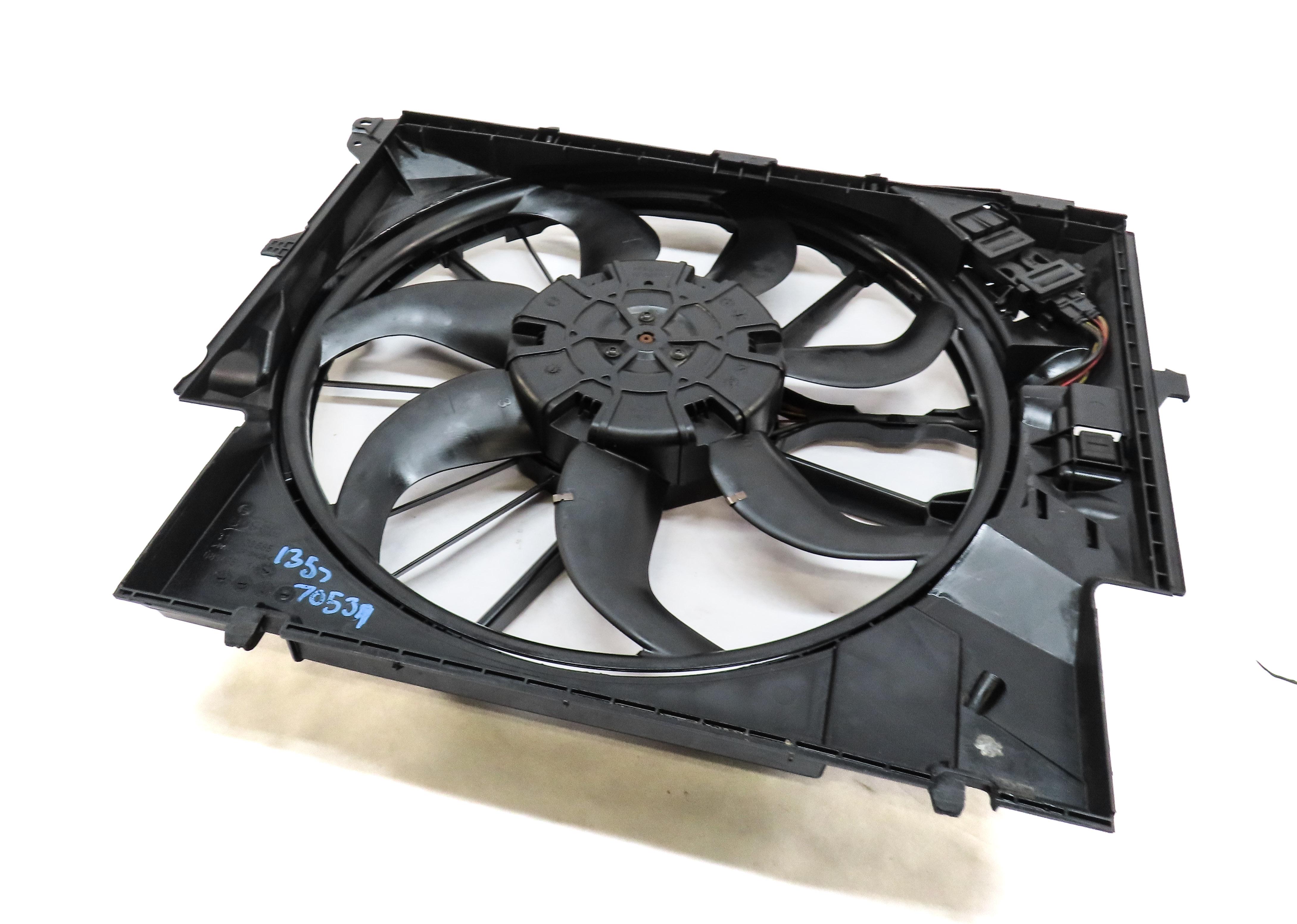 07-16 BMW 135i 335i X1 Z4 (E84 E87 E90 E89) 600 WATT RADIATOR COOLING FAN MOTOR — exact item pictured