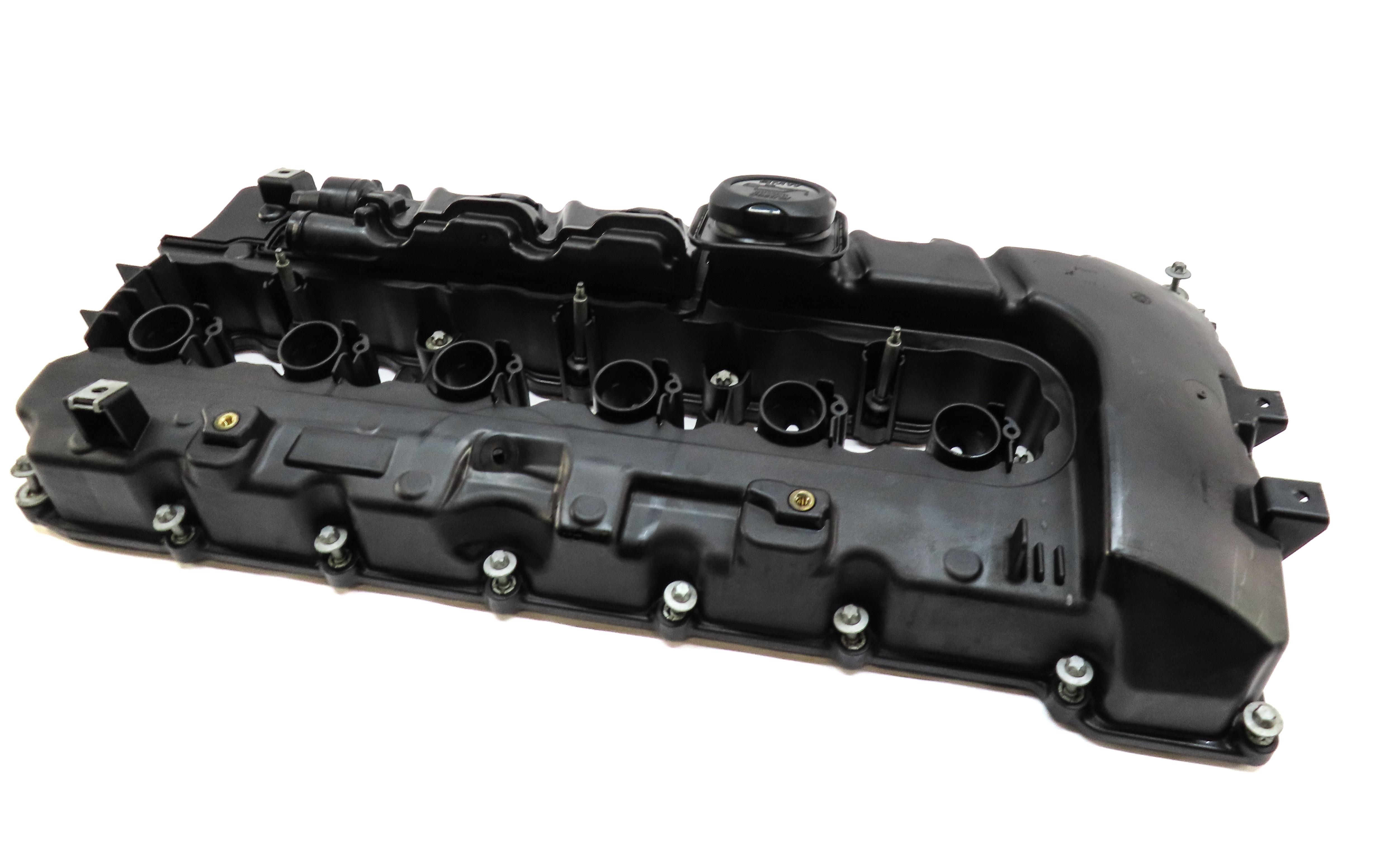 07-16 BMW 335i 535i 740i X6 Z4 (E60 E90) 3.0L N54 TWIN TURBO ENGINE VALVE COVER — exact item pictured