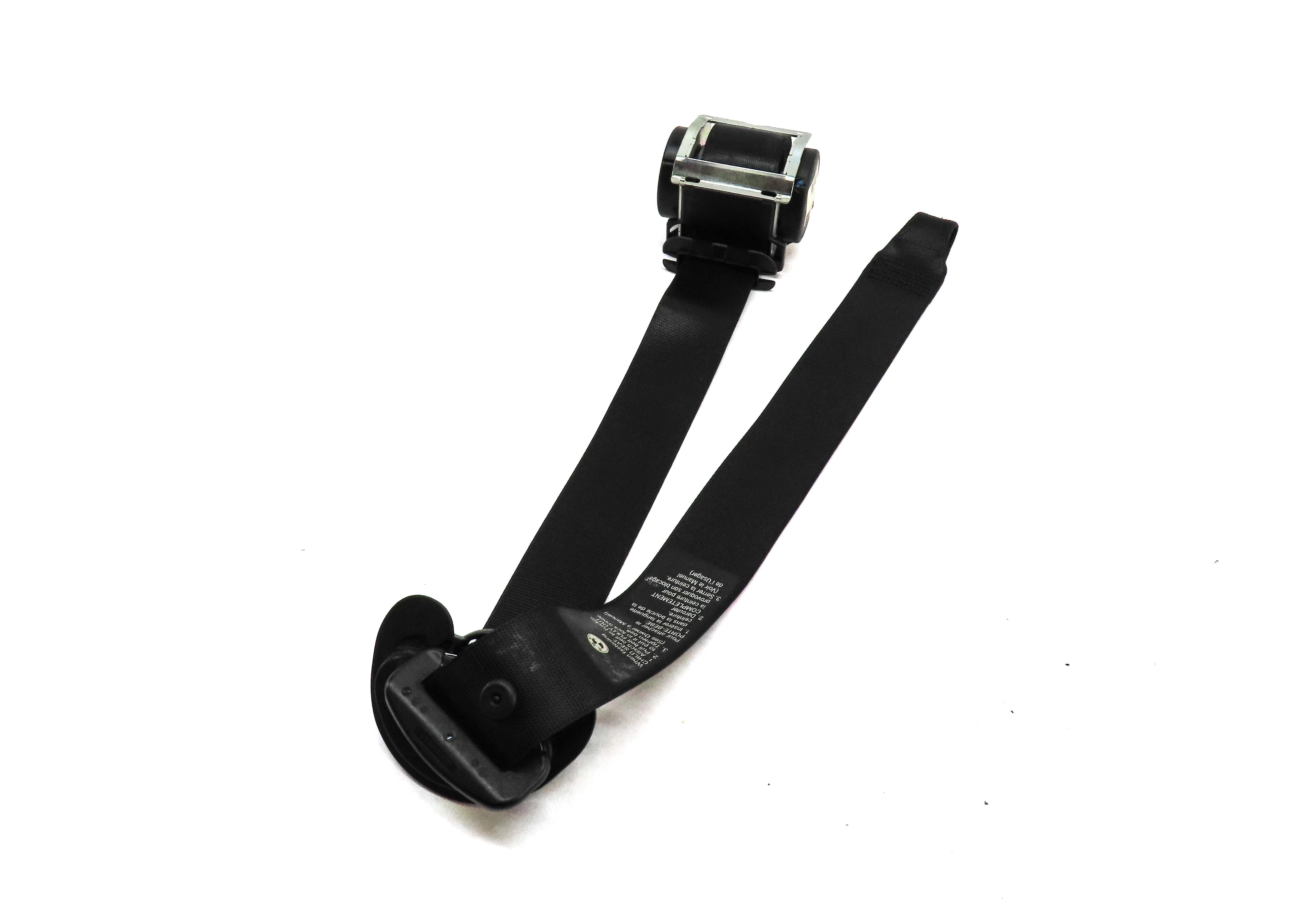 04-07 BMW 645i 650i M6 ///M (E63) RIGHT FRONT PASSENGER SEATBELT RETRACTOR BLACK — exact item pictured