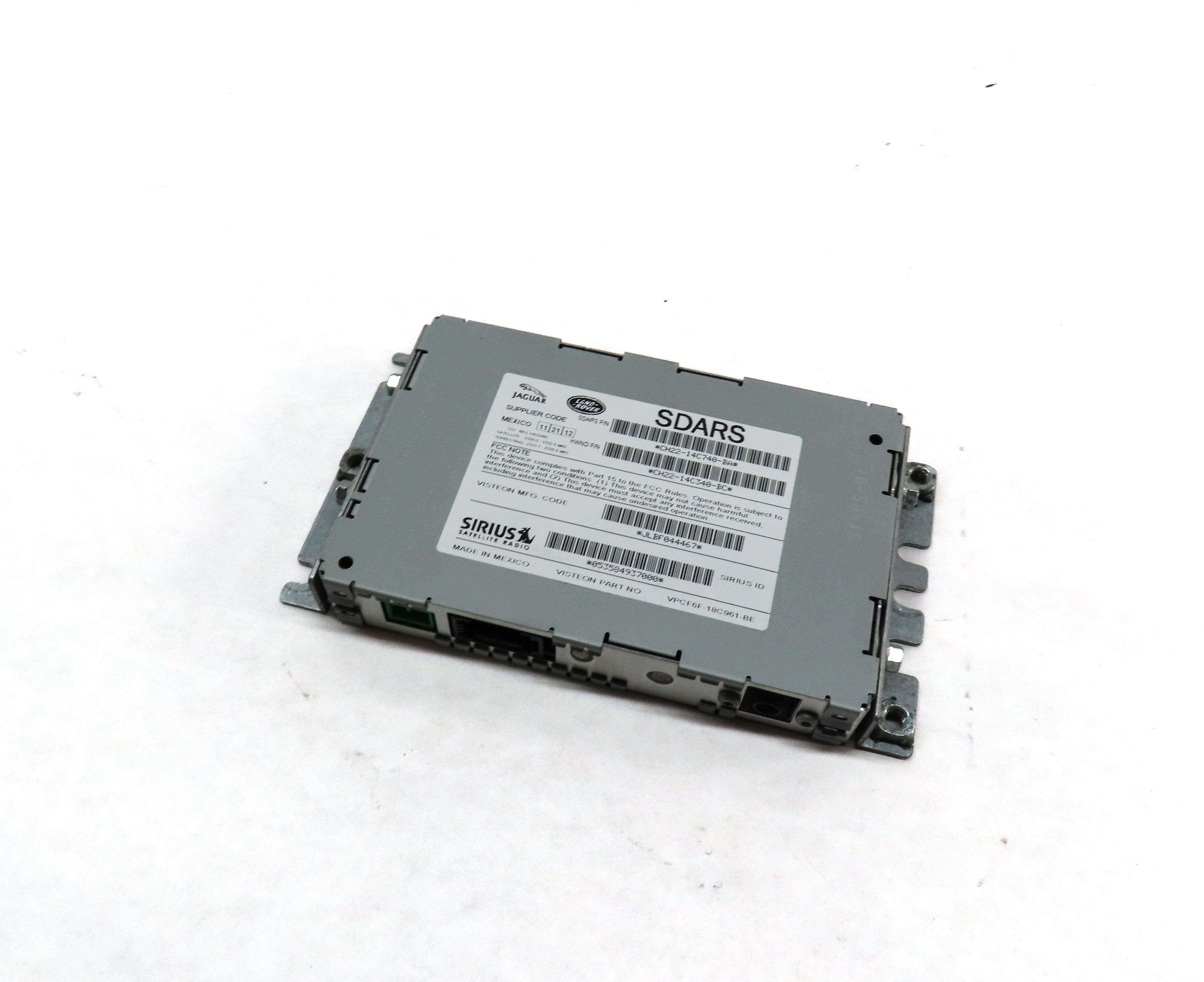 2012-2013 LR4 RANGE ROVER SPORT EVOQUE (L320 L538) SIRIUS SATELLITE RADIO MODULE — exact item pictured