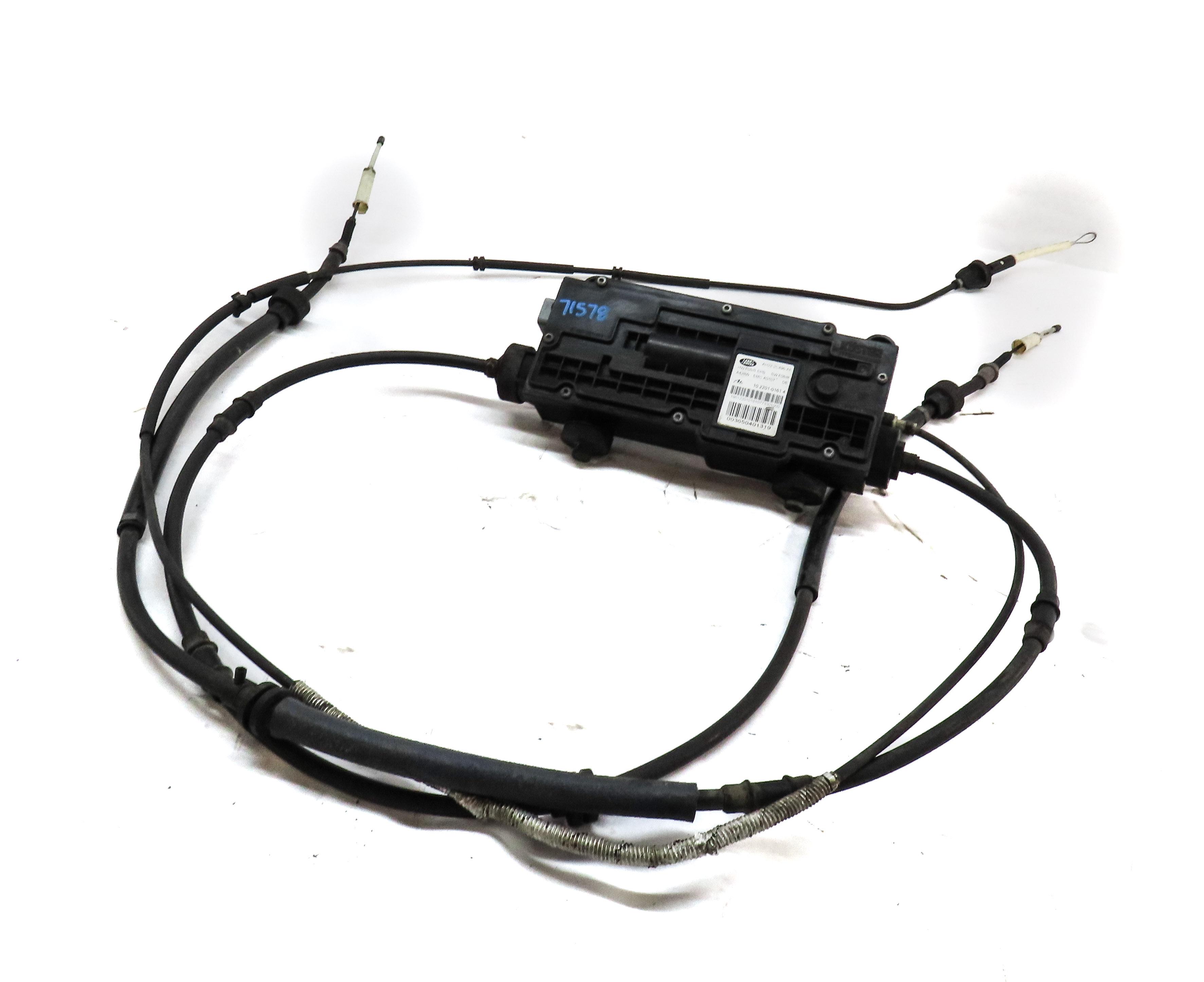 2013 LAND ROVER LR4 EMERGENCY PARKING BRAKE ACTUATOR MOTOR w/ CABLES — exact item pictured