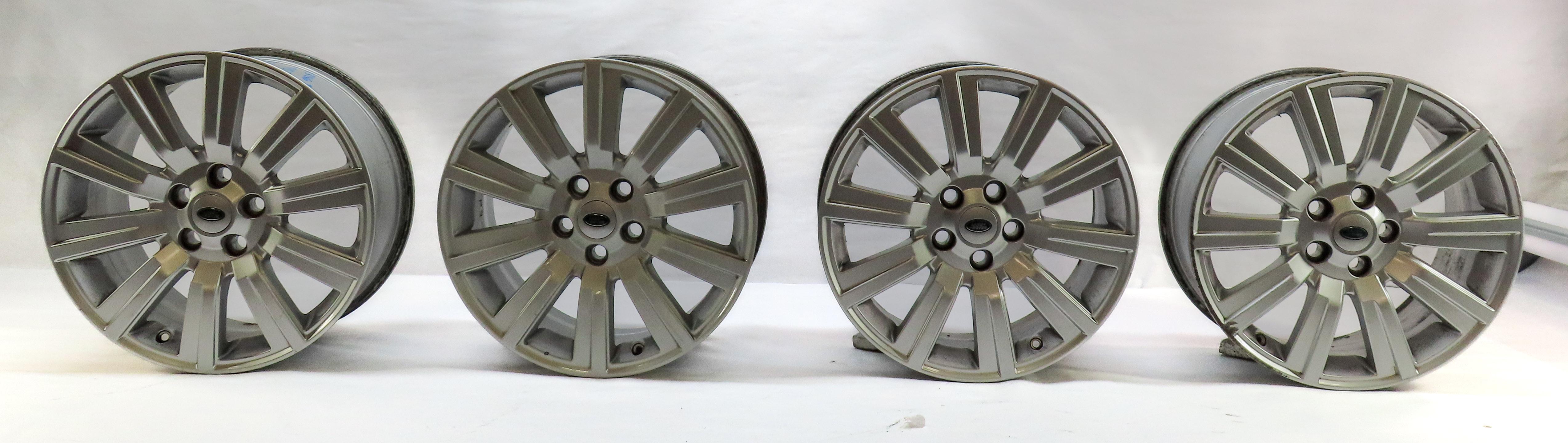 2012-2016 LAND ROVER LR4 - 19x8 ALUMINUM ALLOY 10-SPOKE WHEEL RIM SET-4 — exact item pictured
