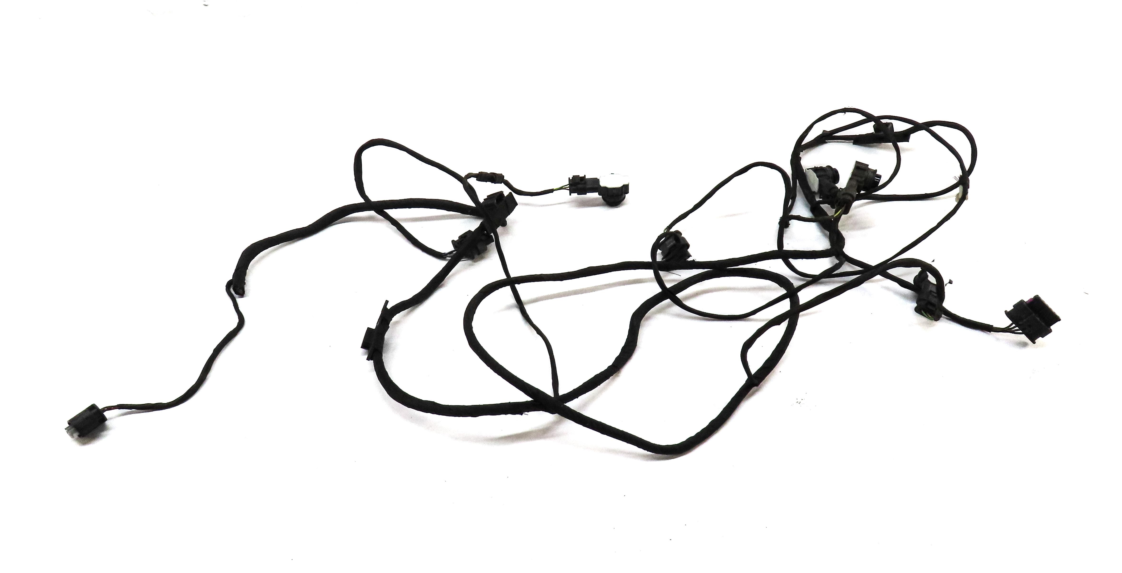 2016 BMW 328iGT (F34) REAR PARK ASSIST PDC SENSOR SET4 (BLUE) & WIRING HARNESS — exact item pictured