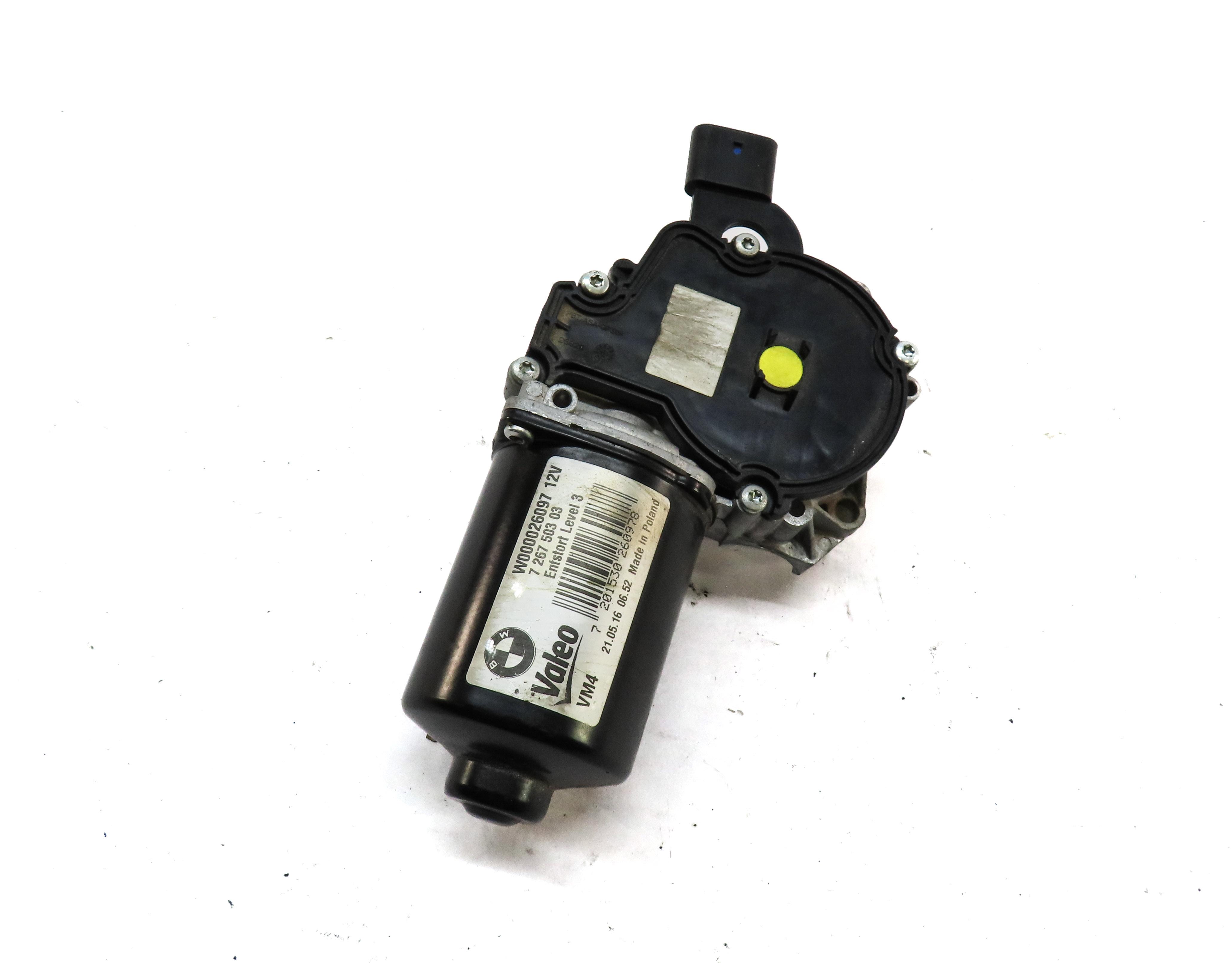 2012-2019 BMW 3 / 4 SERIES (F30 F31 F32 F33 F34) FRONT WINDSHIELD WIPER MOTOR — exact item pictured