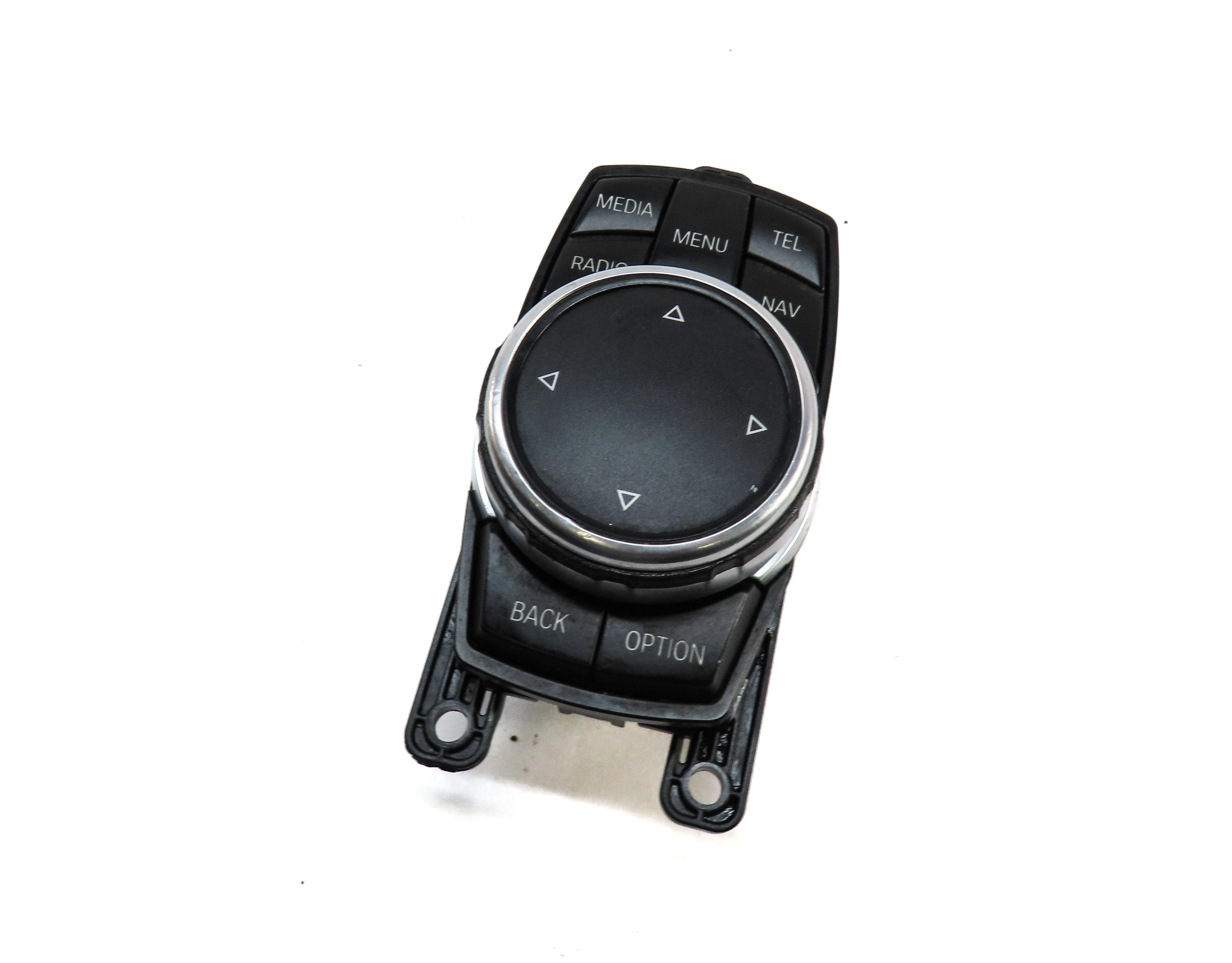 2016 BMW 328iGT (F34) iDRIVE MEDIA CONTROL KNOB & SWITCH BUTTON PANEL (4 PIN) — exact item pictured