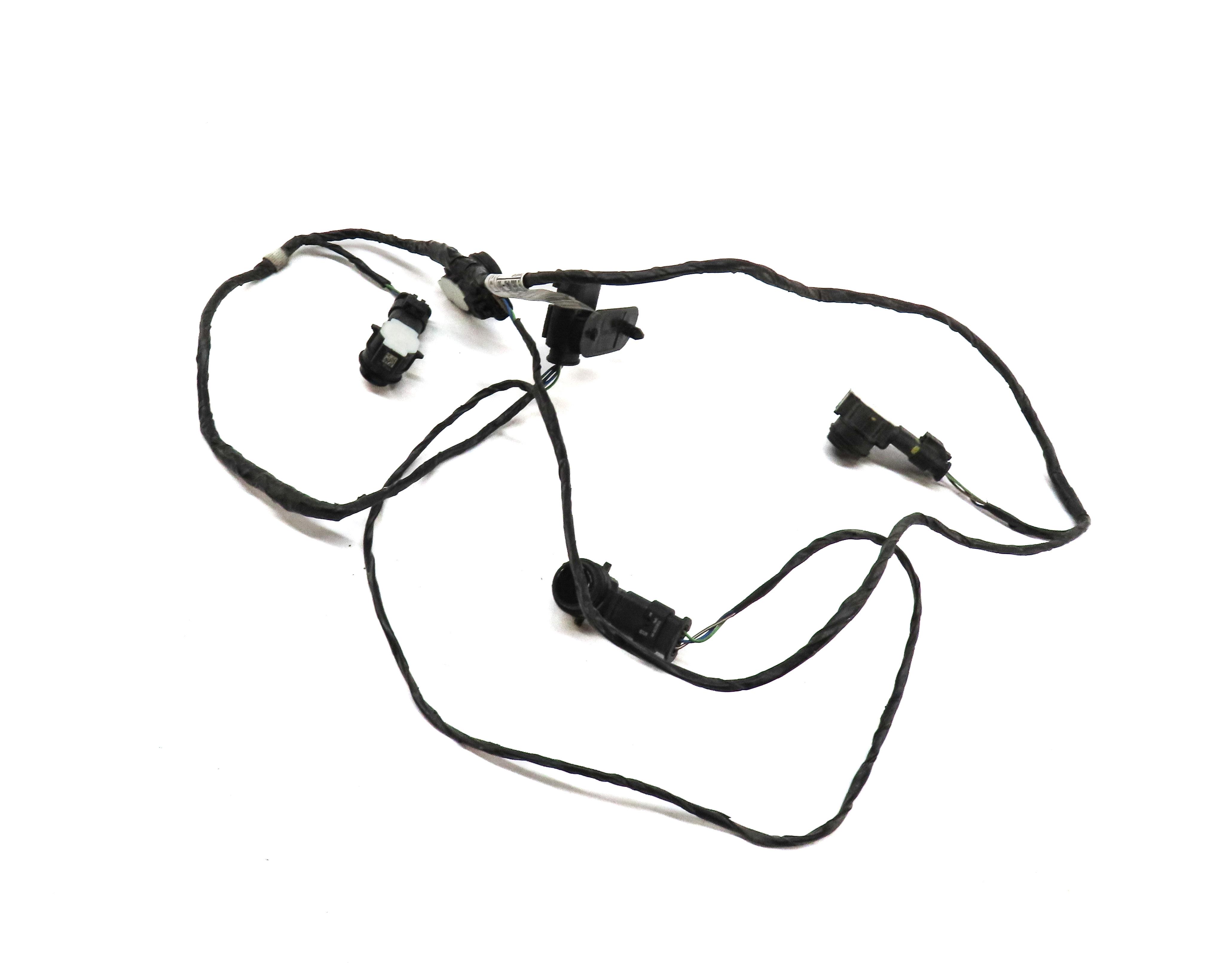 2016 BMW 328iGT (F34) REAR PARK ASSIST PDC SENSOR SET4 (BLUE) w/ WIRING HARNESS — exact item pictured