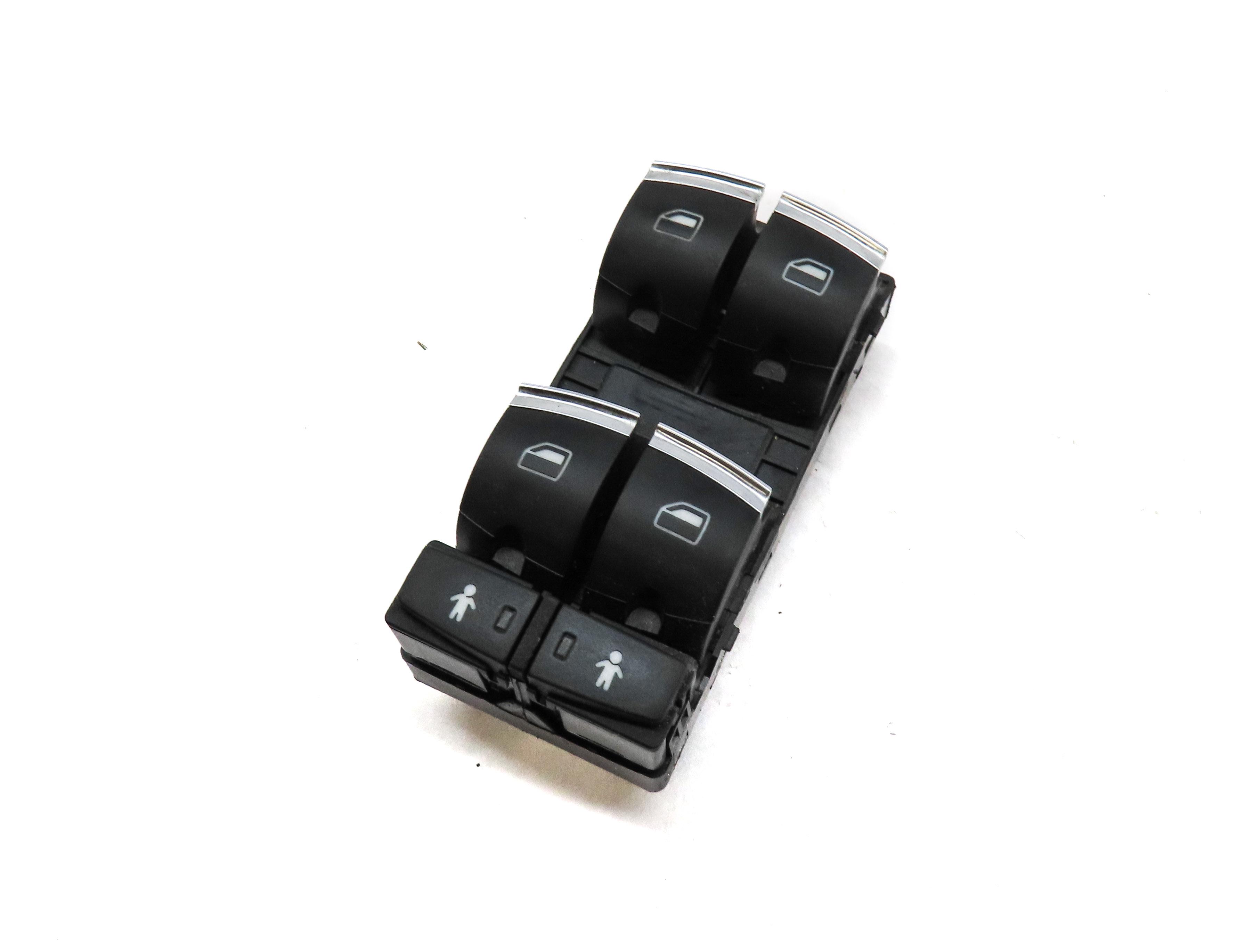 2011-2015 AUDI Q7 (4L) LEFT DRIVER MASTER POWER WINDOW SWITCH w/ CHILD LOCK — exact item pictured