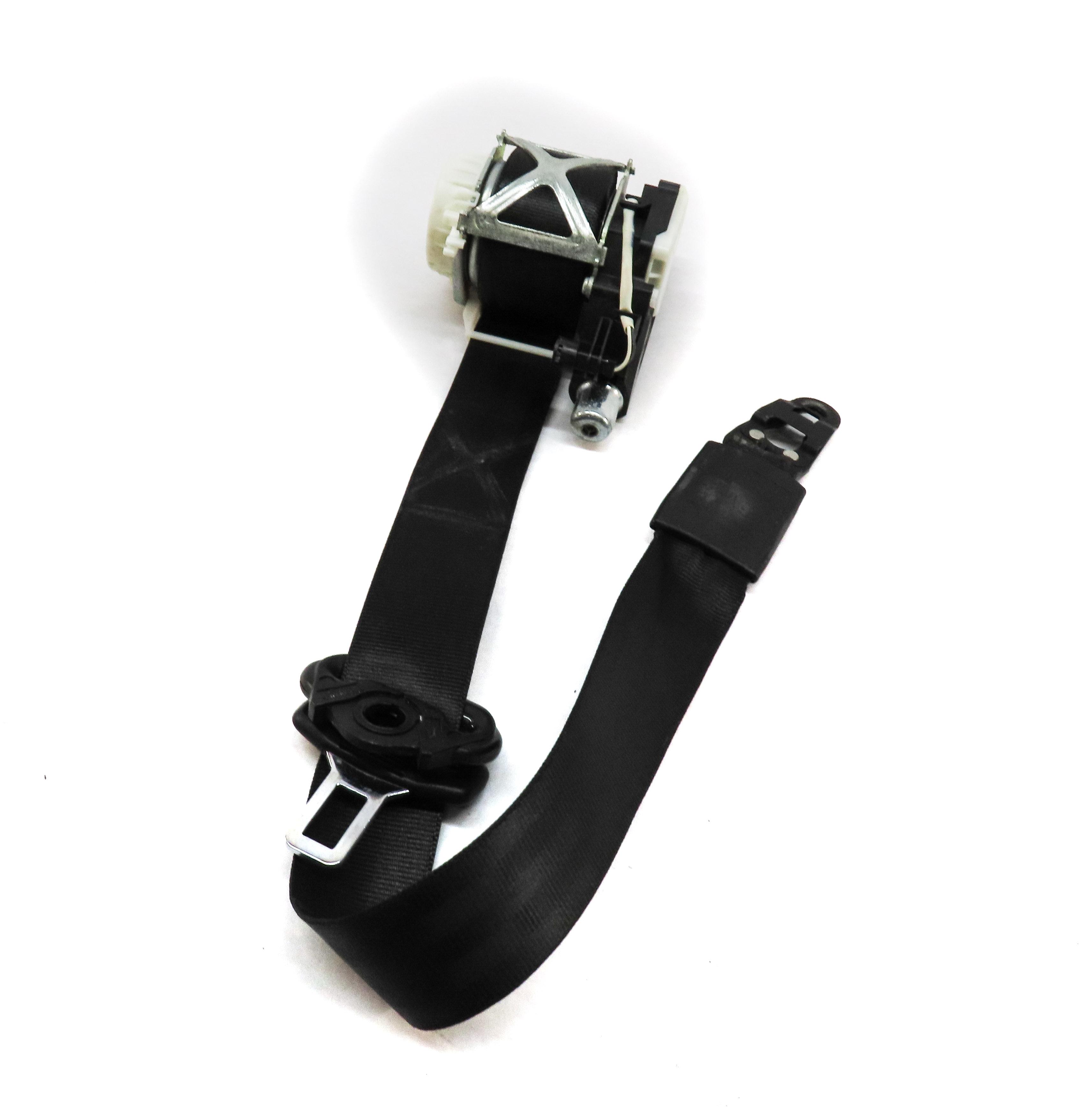 2007-2015 AUDI Q7 (4L) FRONT RIGHT PASSENGER SEAT SEATBELT RETRACTOR (BLACK) — exact item pictured