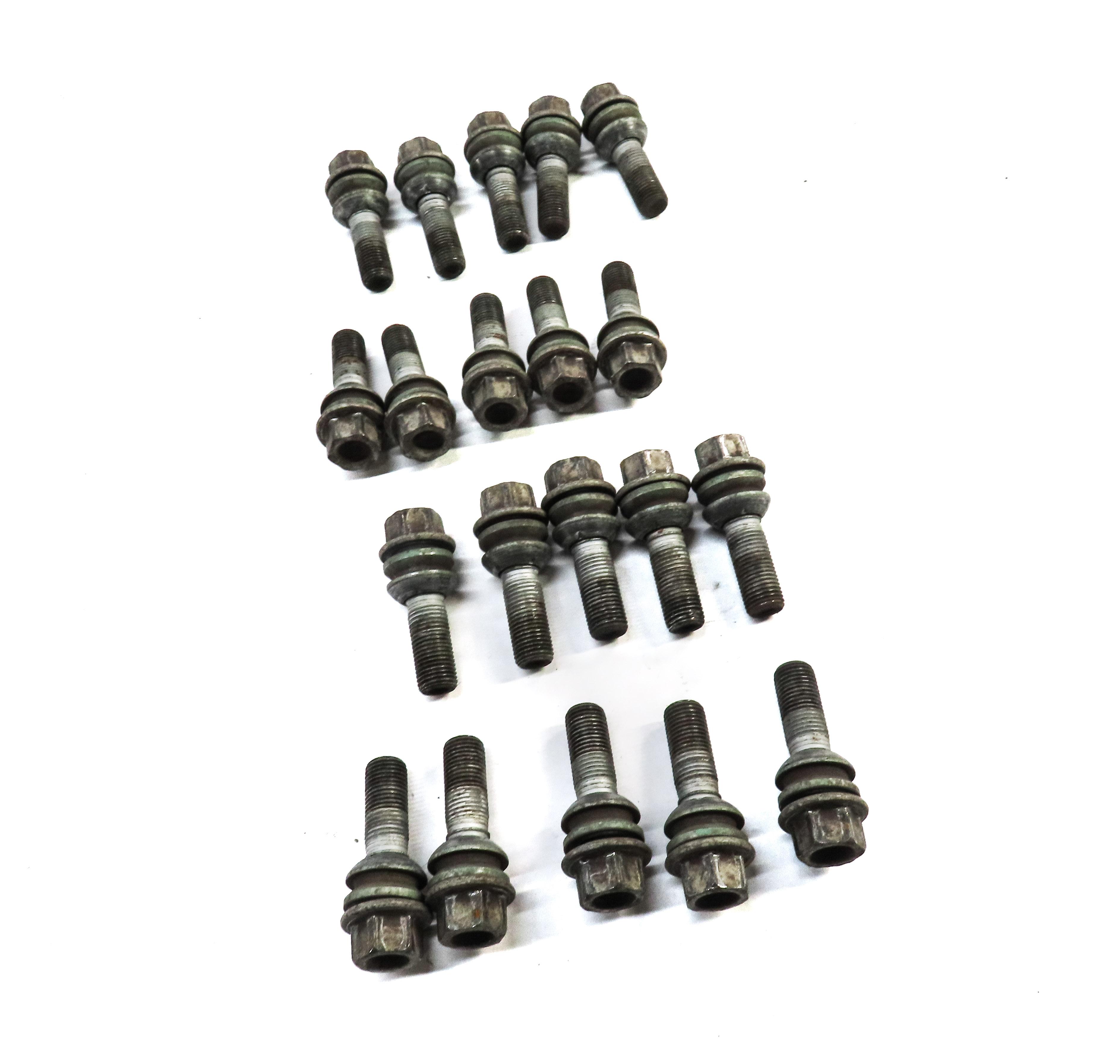 2012 AUDI Q7 (4L) WHEEL RIM LUG NUT BOLT SET 20 — exact item pictured