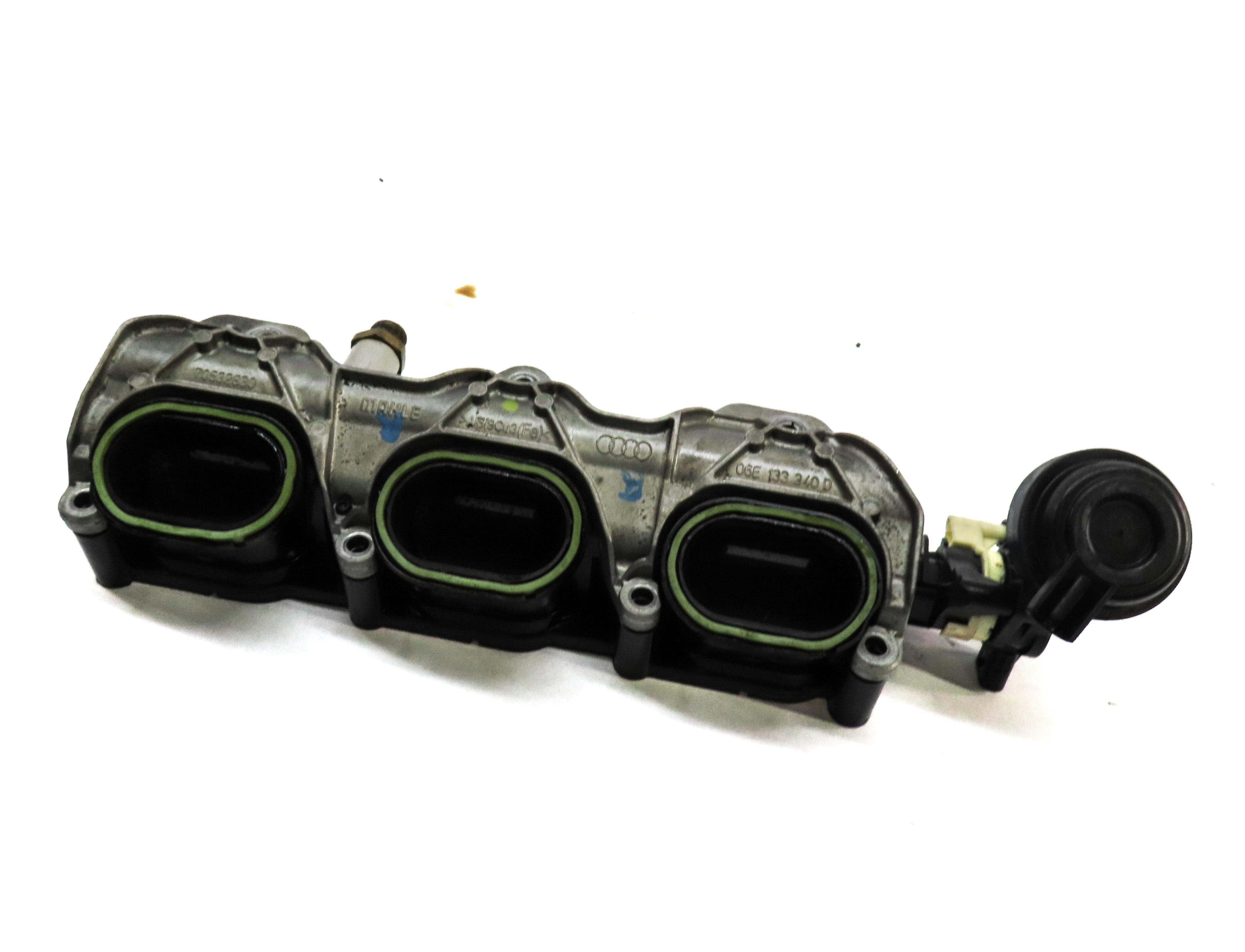2012 AUDI Q7 4L 3.0L SUPER CJWE RIGHT LOWER INTAKE MANIFOLD HOUSING & FUEL RAIL — exact item pictured