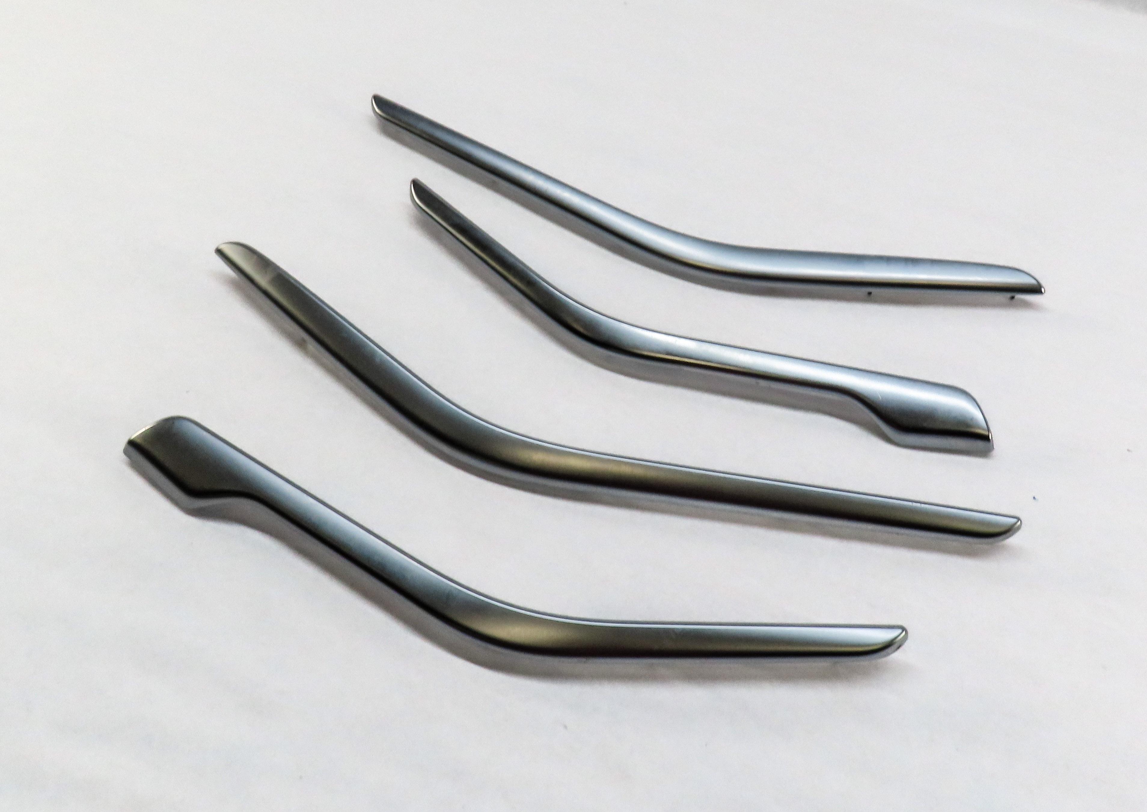 2015 MERCEDES CLA250 (C117 W117) FRONT & REAR DOOR PANEL TRIM STRIP SET (SILVER) — exact item pictured