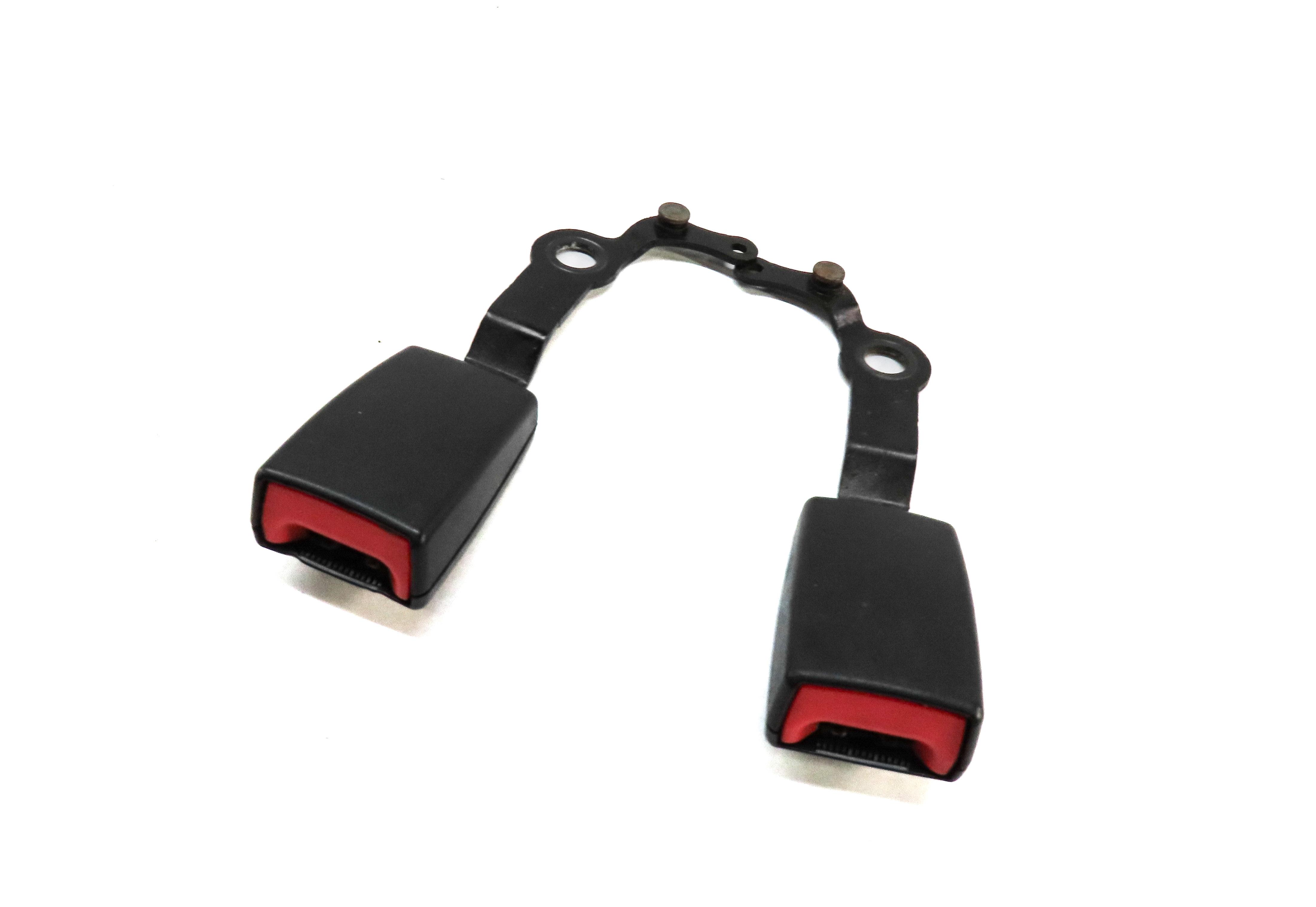 2013 LAND ROVER LR4 REAR 3RD THIRD ROW LEFT & RIGHT SEATBELT BUCKLE RECEIVER SET — exact item pictured