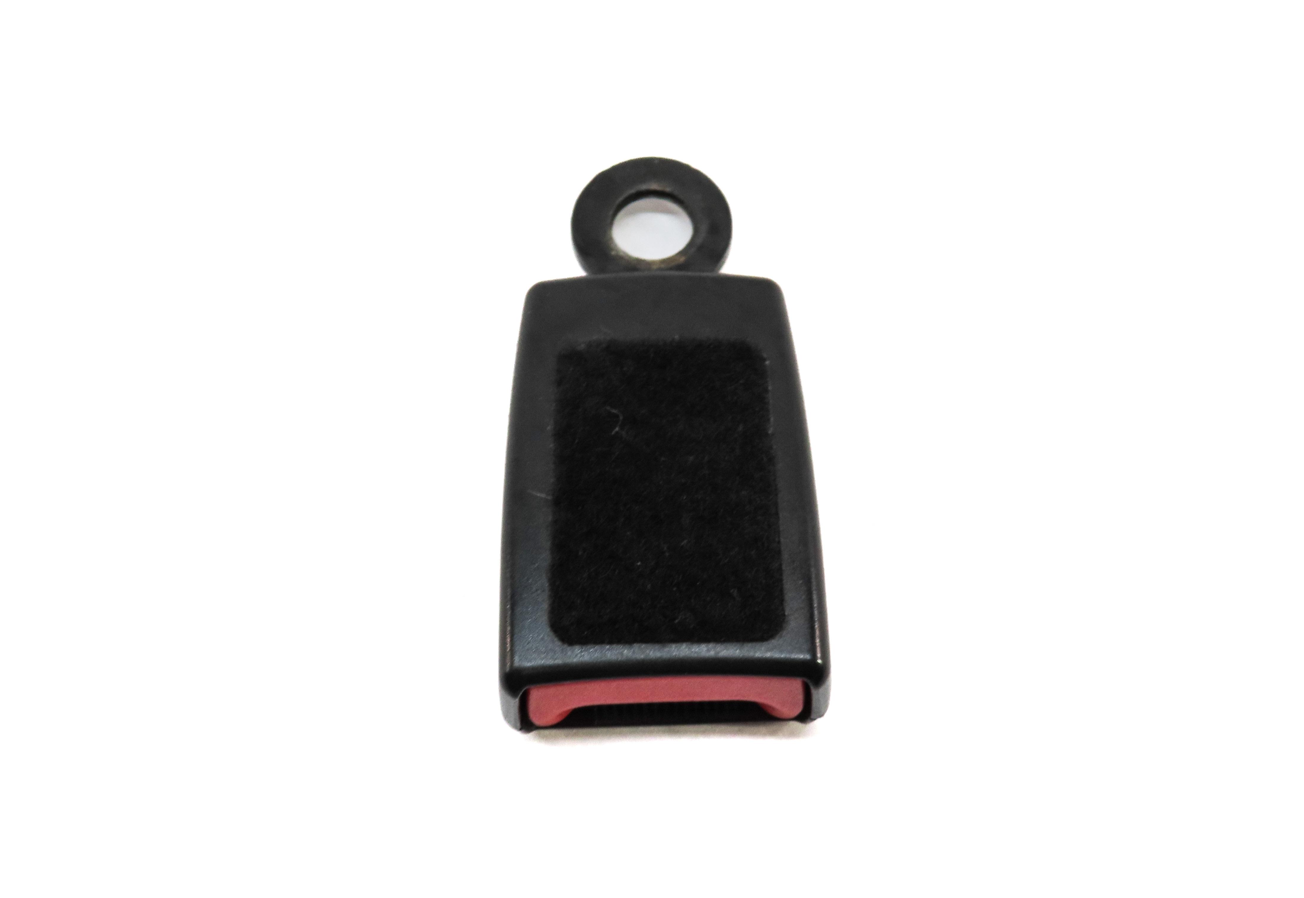 2013 LAND ROVER LR4 REAR 2ND SECOND ROW CENTER SEATBELT BUCKLE RECEIVER (BLACK) — exact item pictured