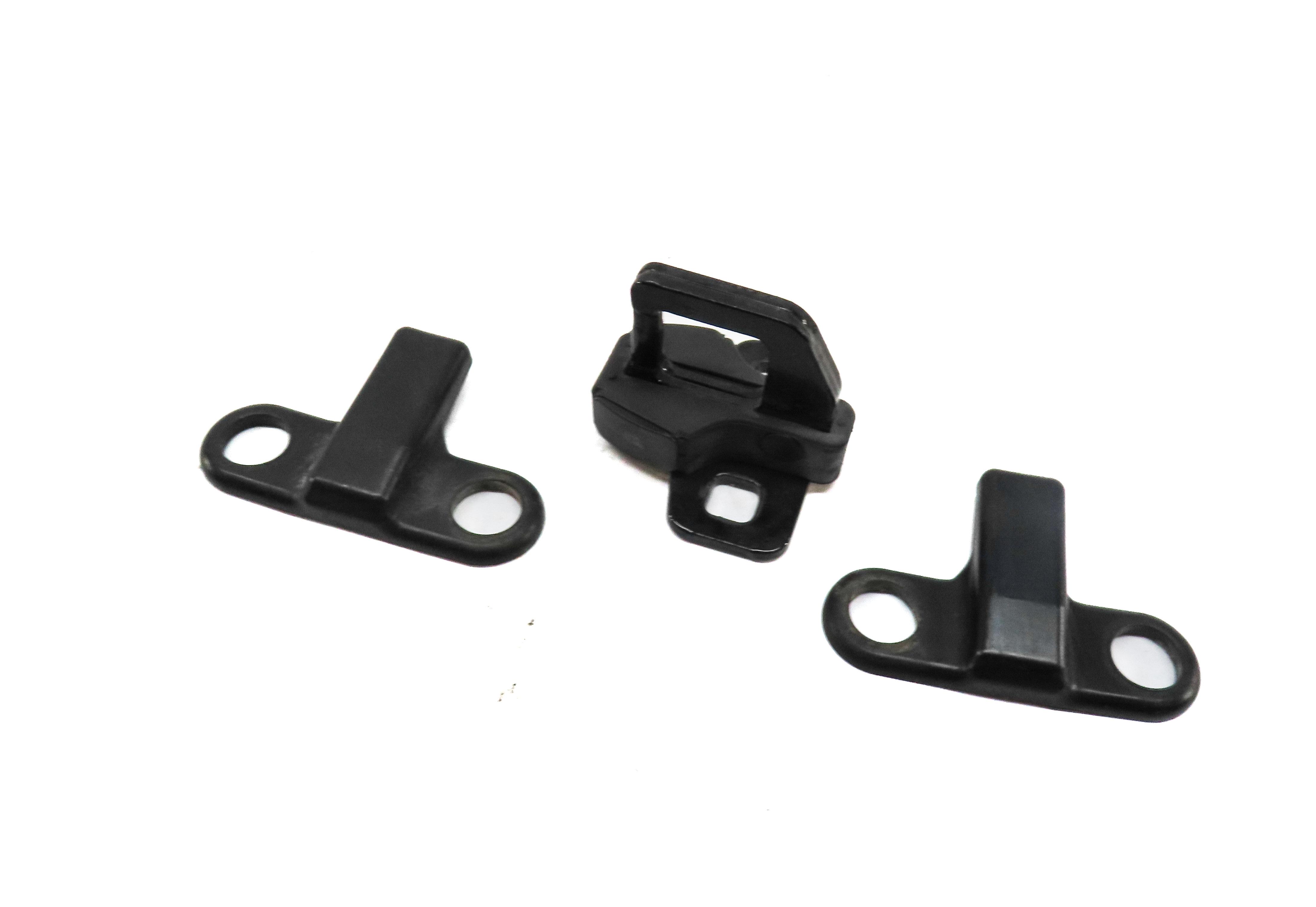 2013 LAND ROVER LR4 REAR TRUNK UPPER HATCH LATCH STRIKER PLATE SET-3 — exact item pictured