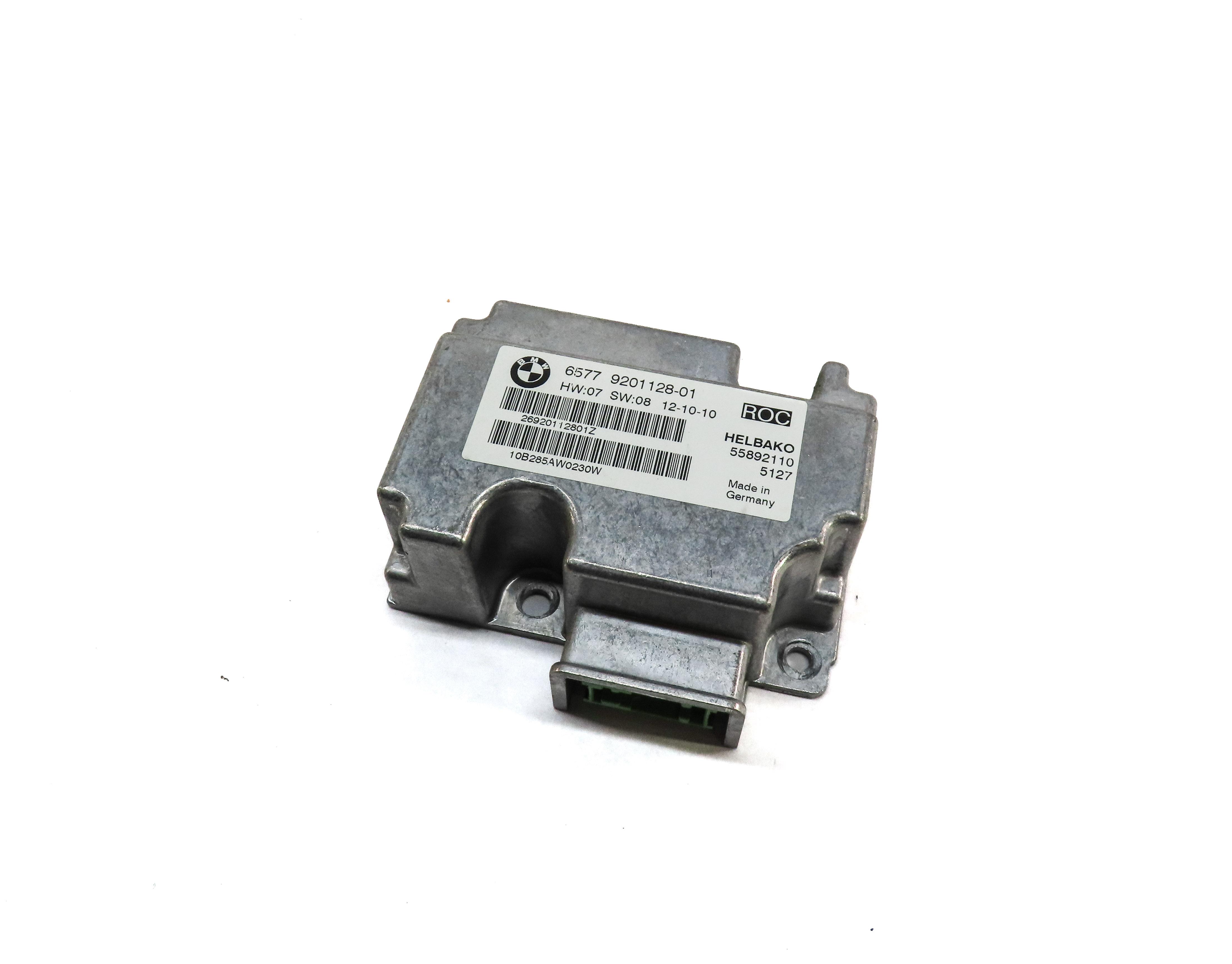2011 BMW 335i (E93) CONVERTIBLE ROLLOVER ROLL OVER SAFETY BAR CONTROL MODULE — exact item pictured