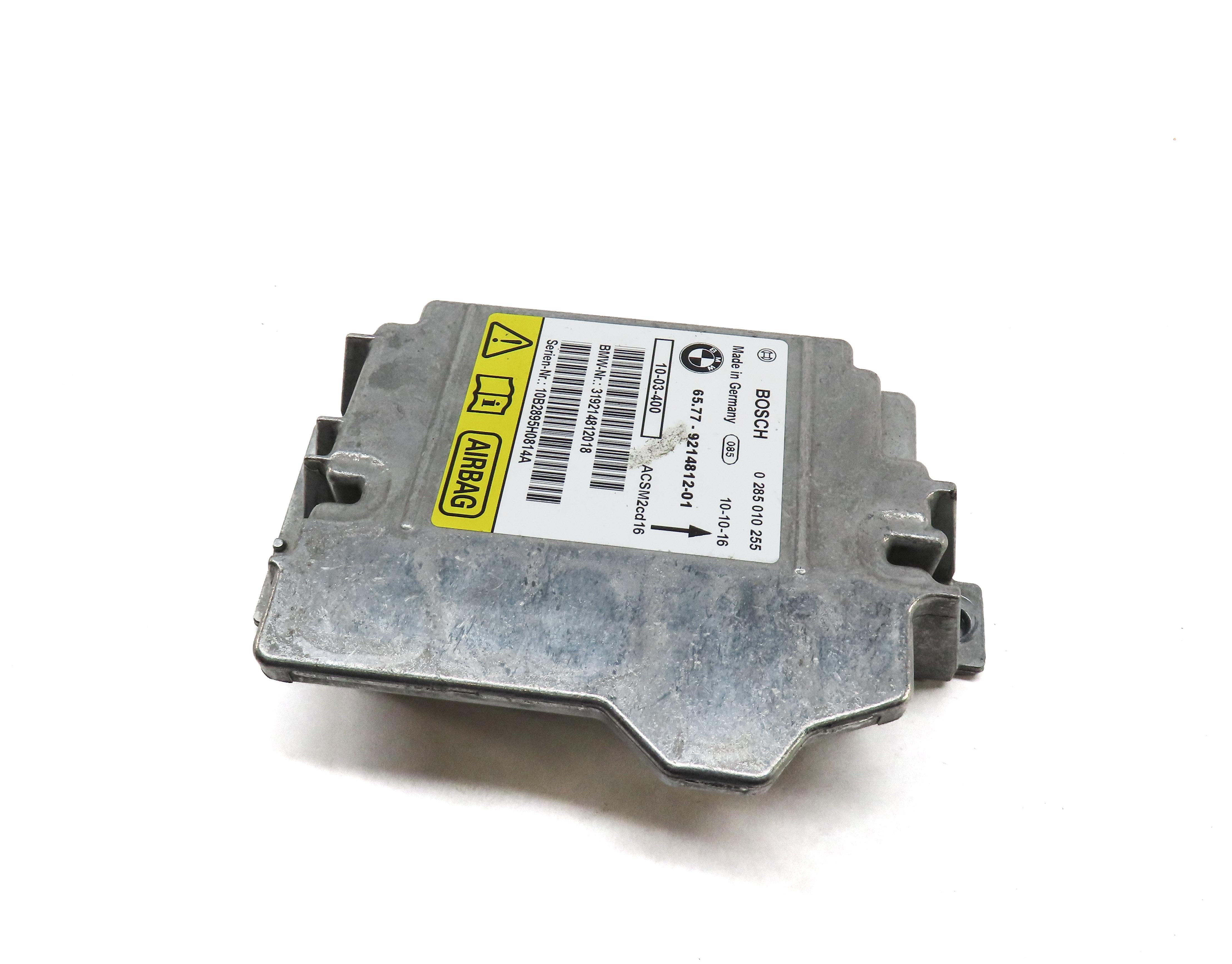 2007-2013 BMW 328i 335i M3 (E93) CONVERTIBLE SRS BAG CONTROL MODULE — exact item pictured