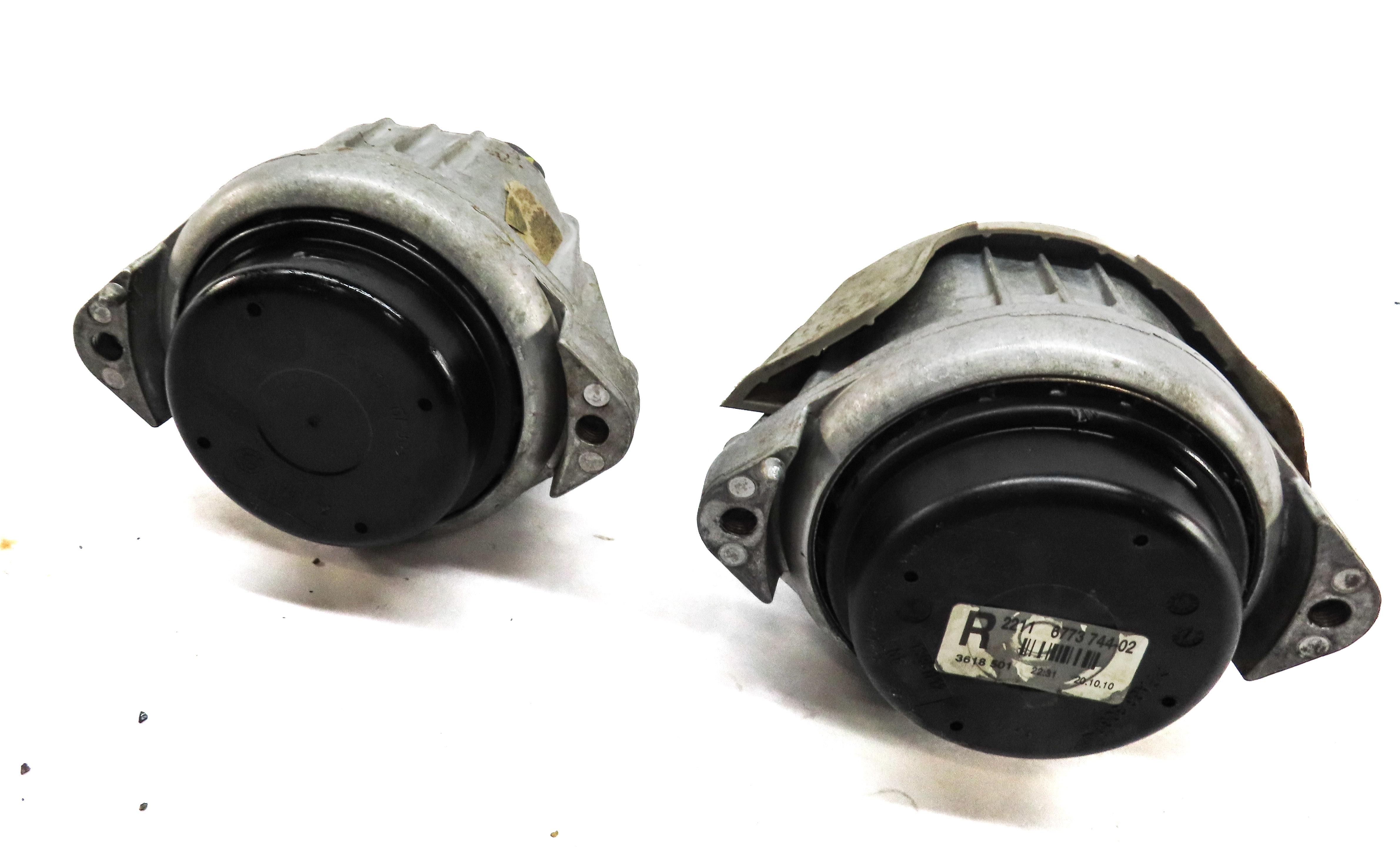 2011 BMW 335i (E90) 3.0L N55 TURBO ENGINE LEFT & RIGHT MOTOR MOUNT SET-2 — exact item pictured