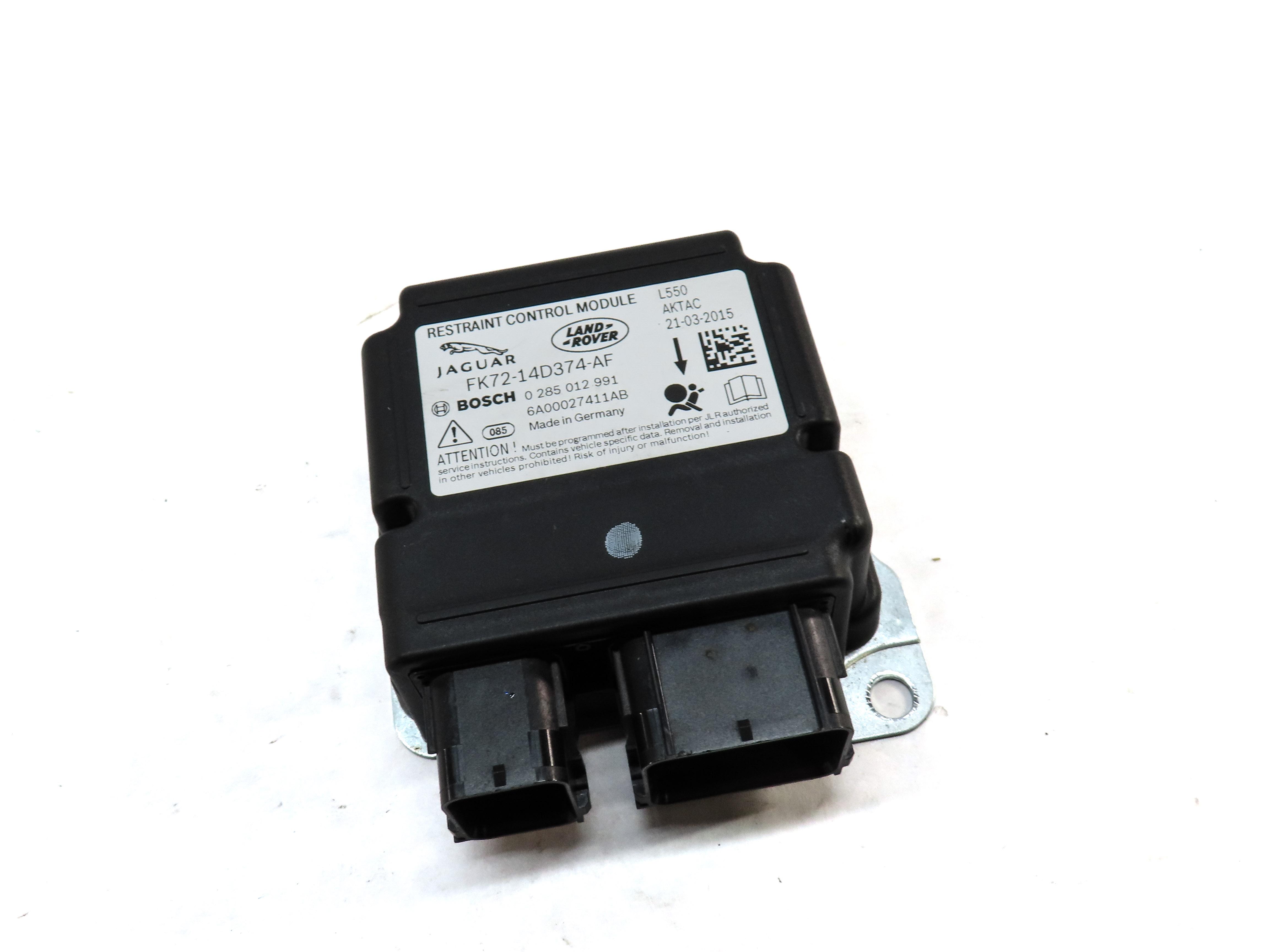 2015-2019 LAND ROVER DISCOVERY SPORT (L538) SRS BAG CONTROL MODULE — exact item pictured