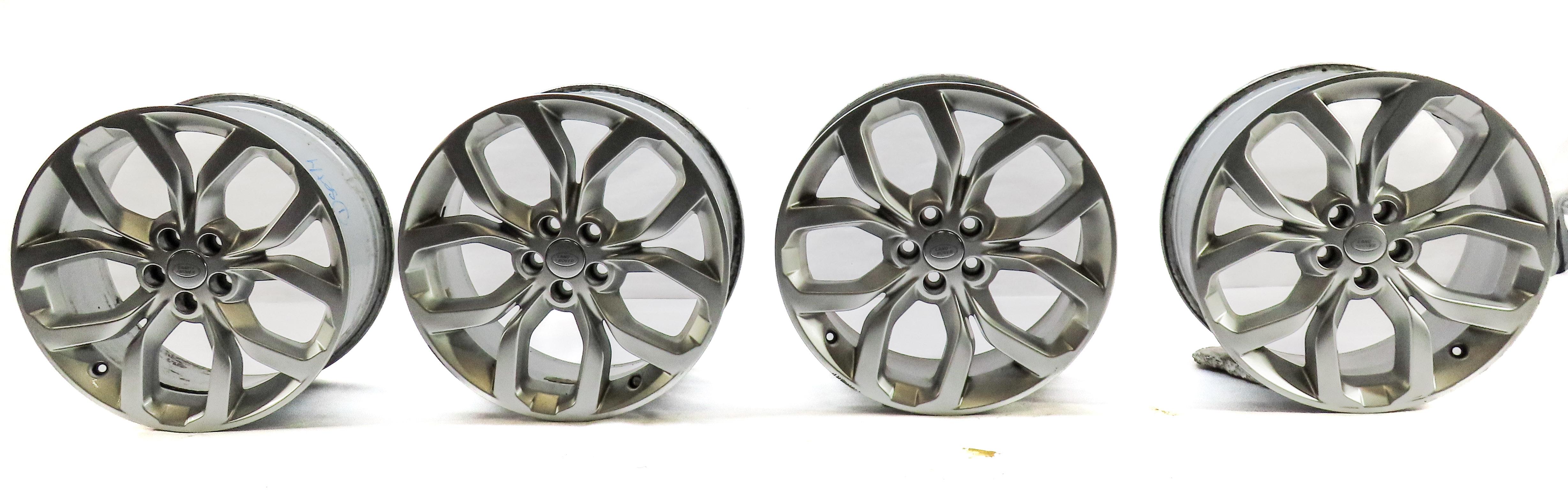 15-19 LAND ROVER DISCOVER SPORT L550 19x8.5 INCH 5 U SPOKE SILVER WHEEL RIM SET4 — exact item pictured
