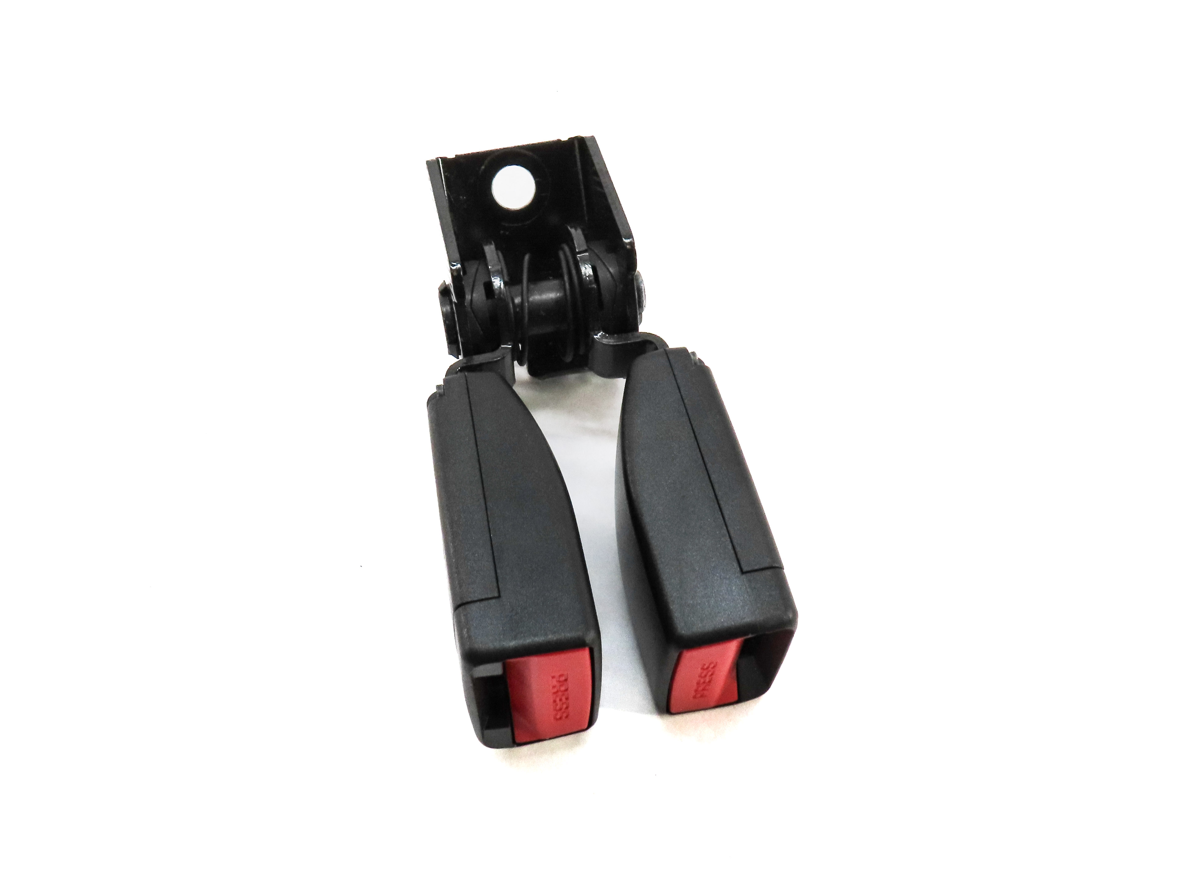 2016 BMW X5 (F15) REAR LEFT & RIGHT 3RD ROW SEATBELT BUCKLE RECEIVER (BLACK) — exact item pictured