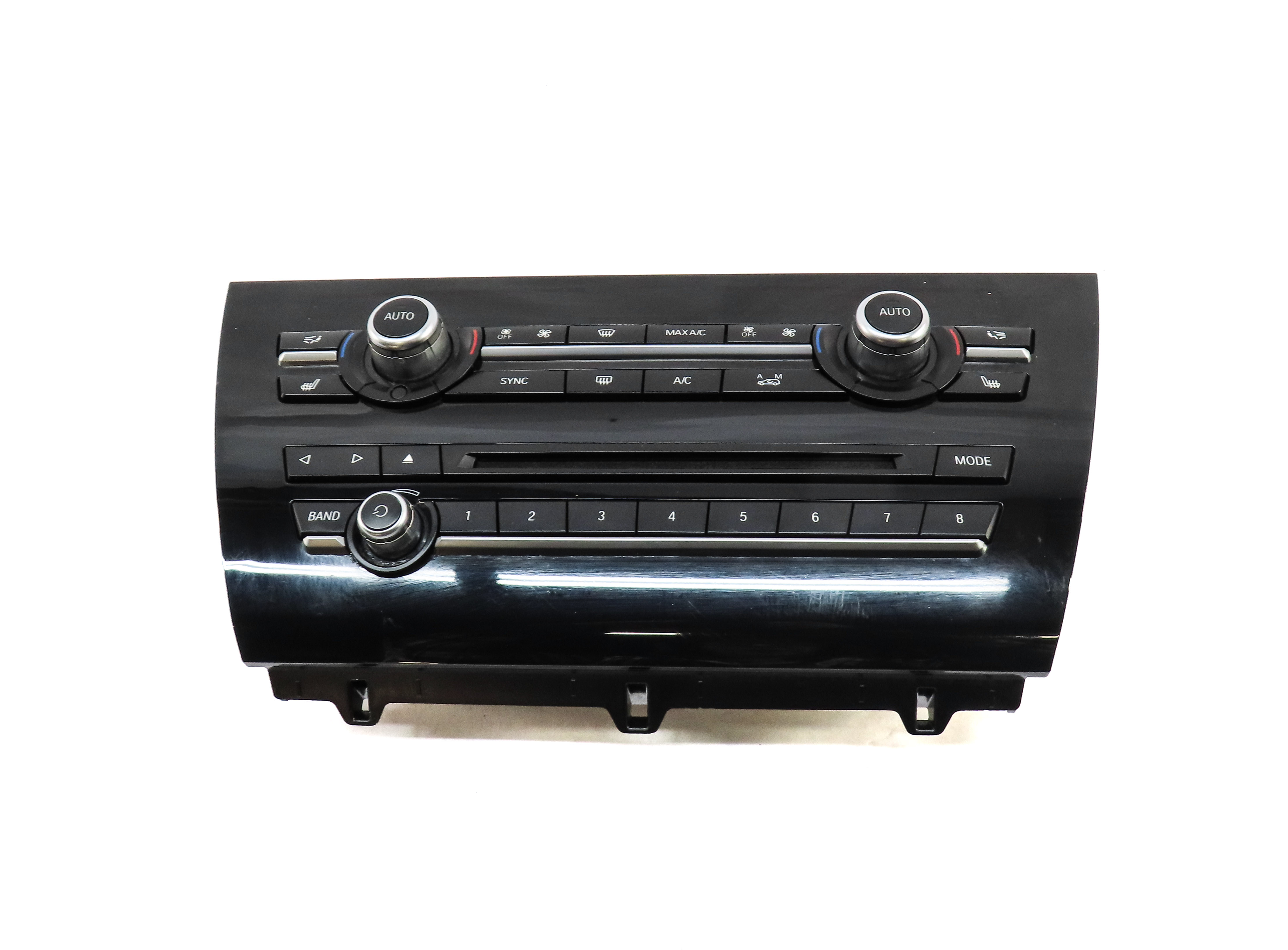 14-18 BMW X5 X5M (F15 F85) FRONT HEATER A/C CLIMATE CONTROL PANEL (w/o ceramic) — exact item pictured